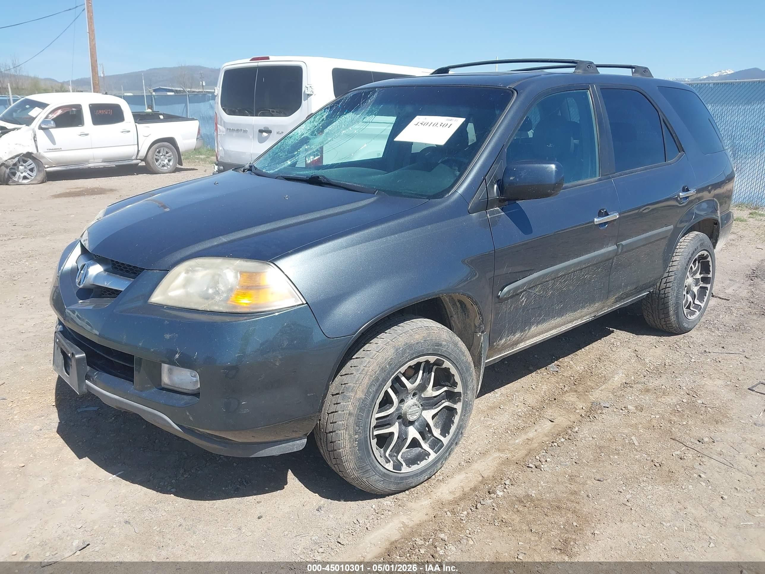2006 Acura Mdx   Gray vin: 2HNYD18246H514595