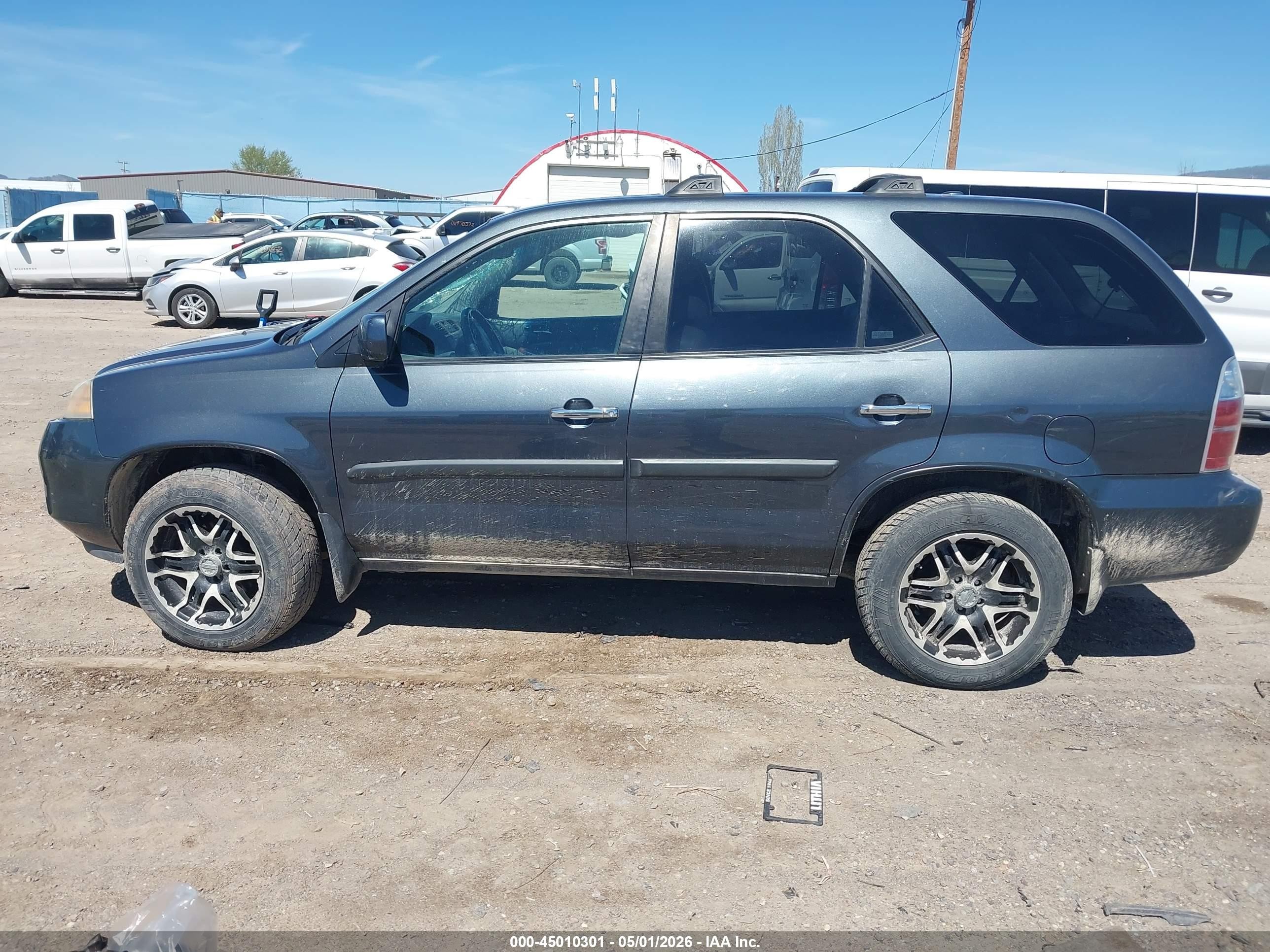 2006 Acura Mdx   Gray vin: 2HNYD18246H514595