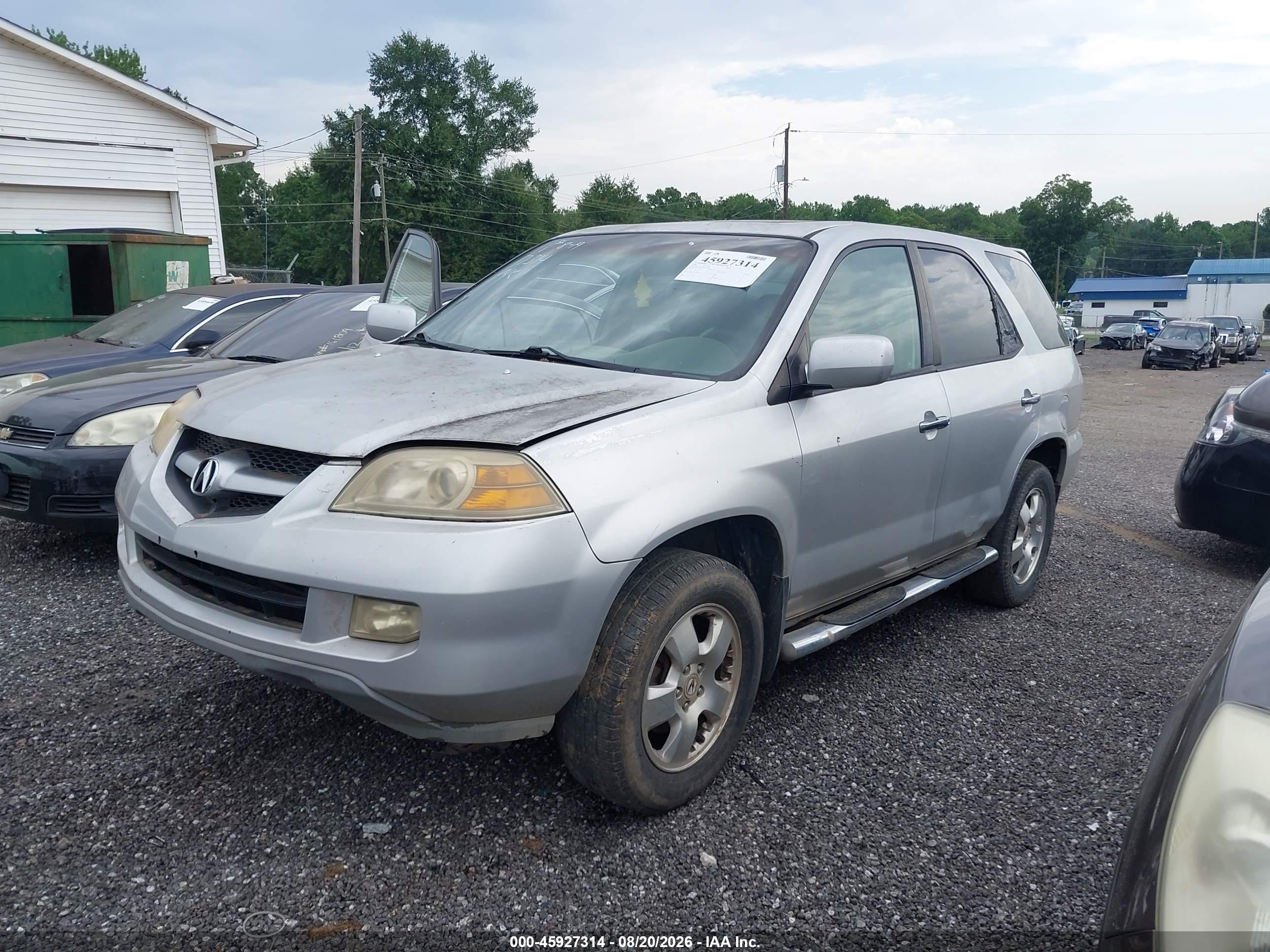 2006 Acura Mdx   Silver vin: 2HNYD18246H533308