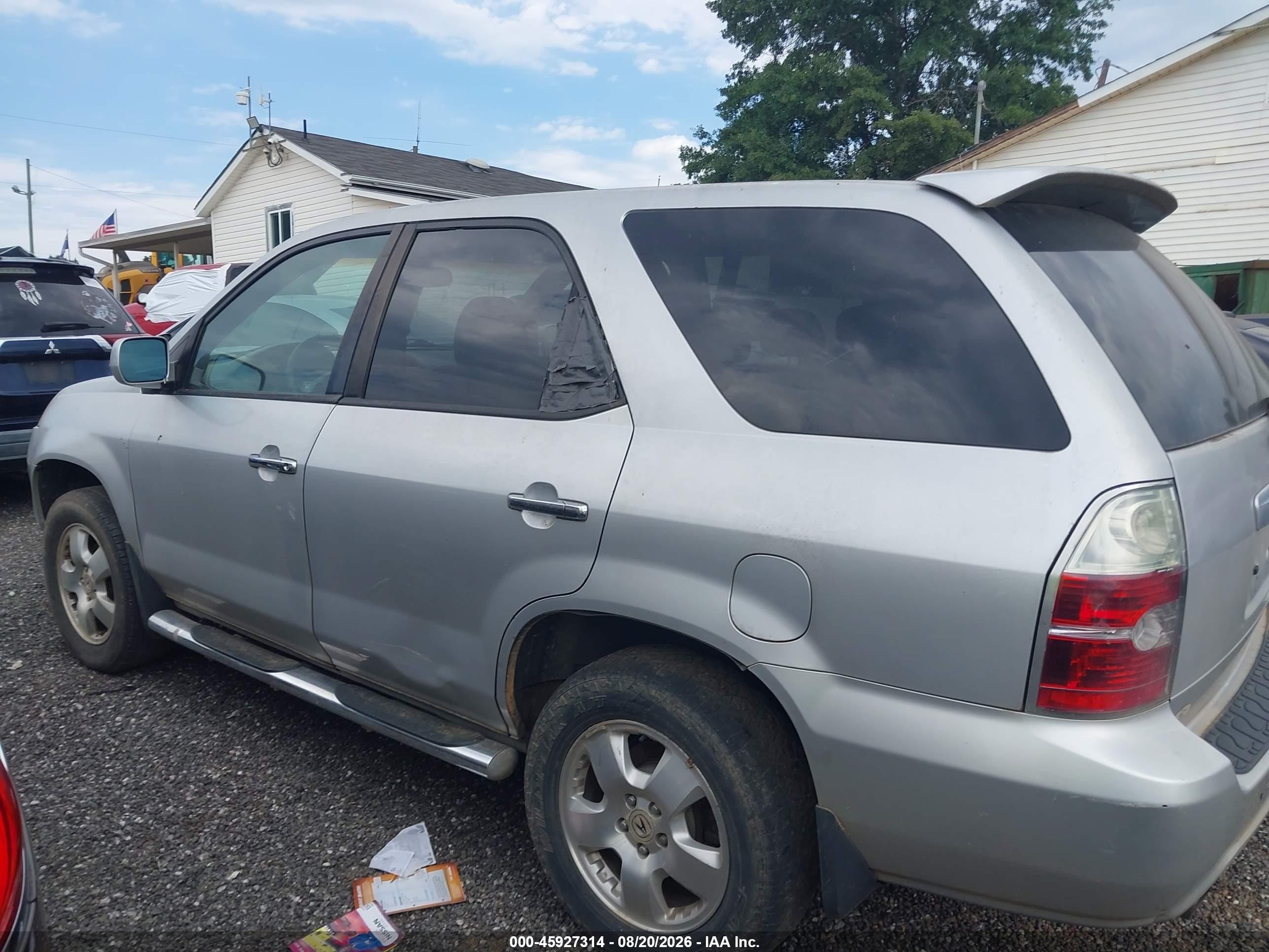 2006 Acura Mdx   Silver vin: 2HNYD18246H533308