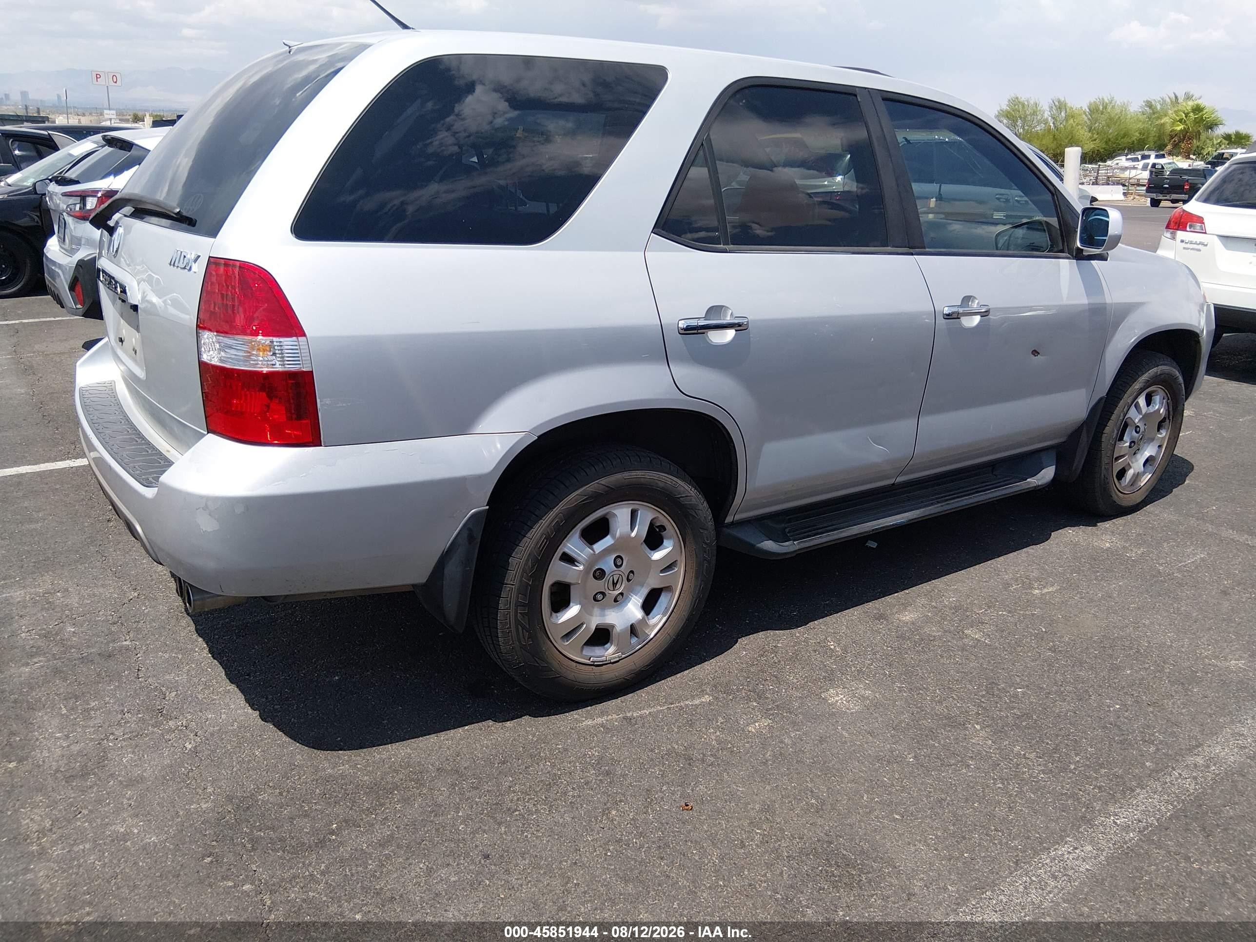 2001 Acura Mdx   Silver vin: 2HNYD18251H505820