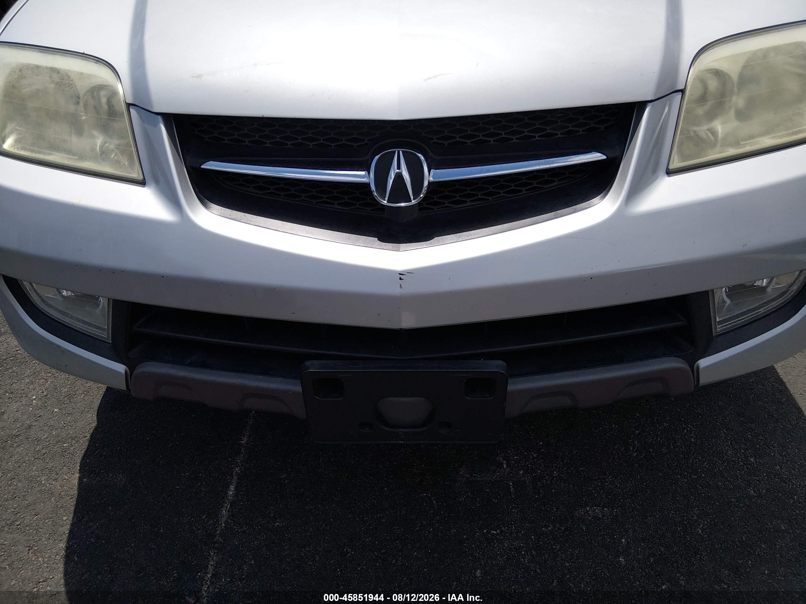 2001 Acura Mdx   Silver vin: 2HNYD18251H505820