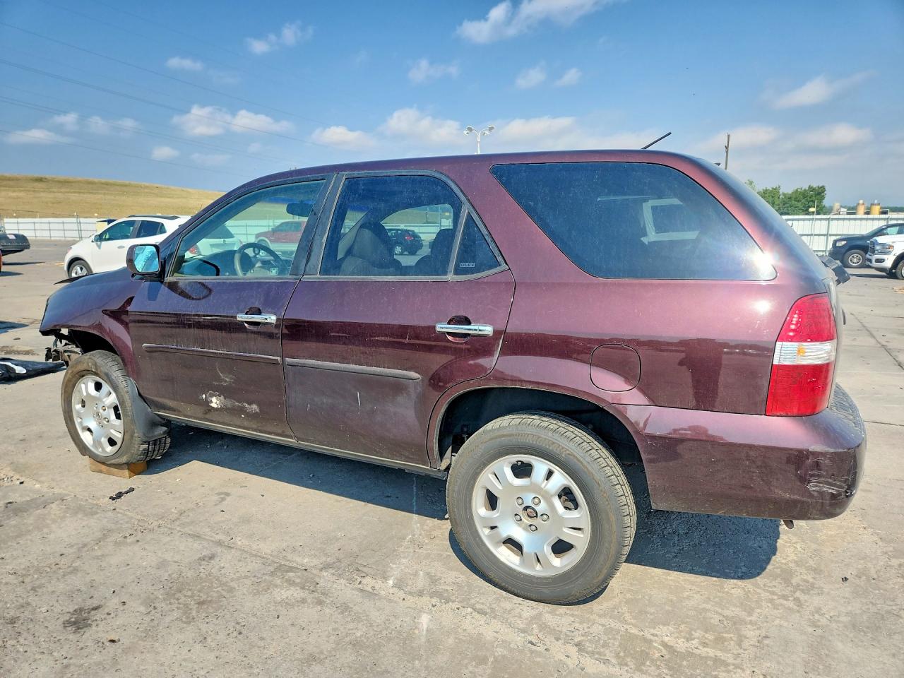 2002 Acura Mdx Maroon vin: 2HNYD18252H512283