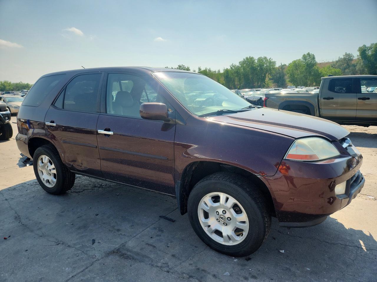 2002 Acura Mdx Maroon vin: 2HNYD18252H512283