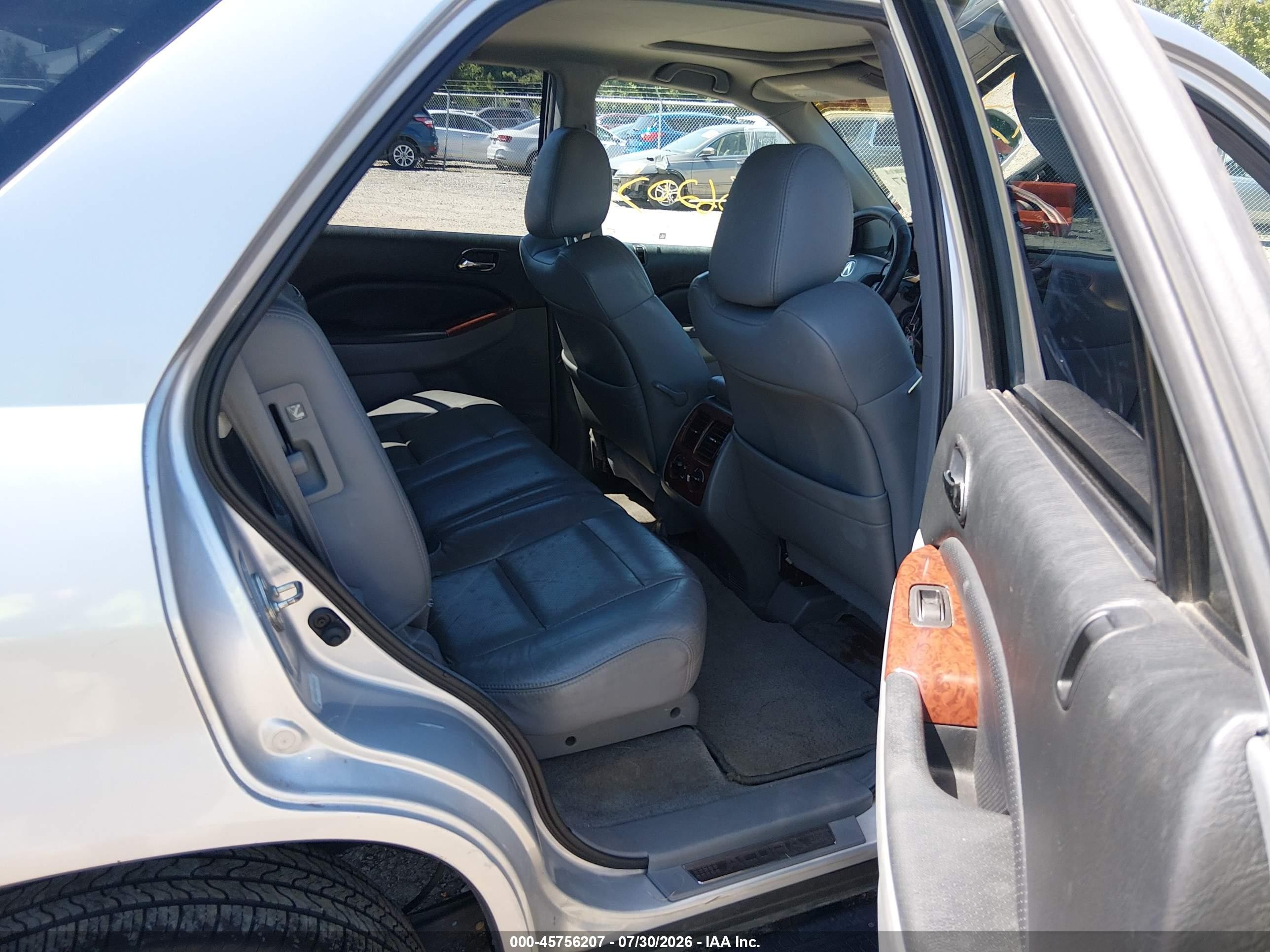 2003 Acura Mdx   Серебряный vin: 2HNYD18253H506615