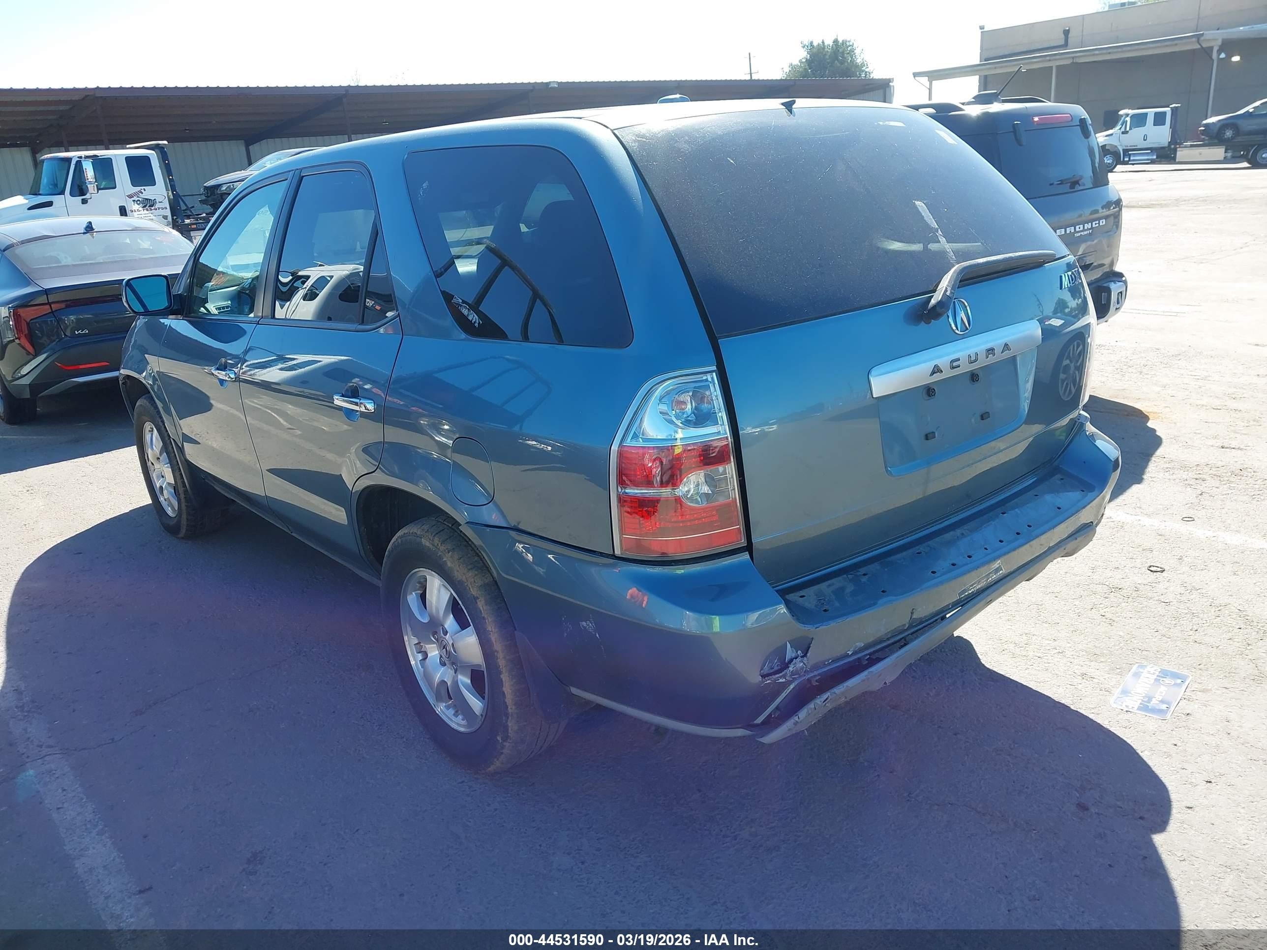 2006 Acura Mdx   Blue vin: 2HNYD18256H531759