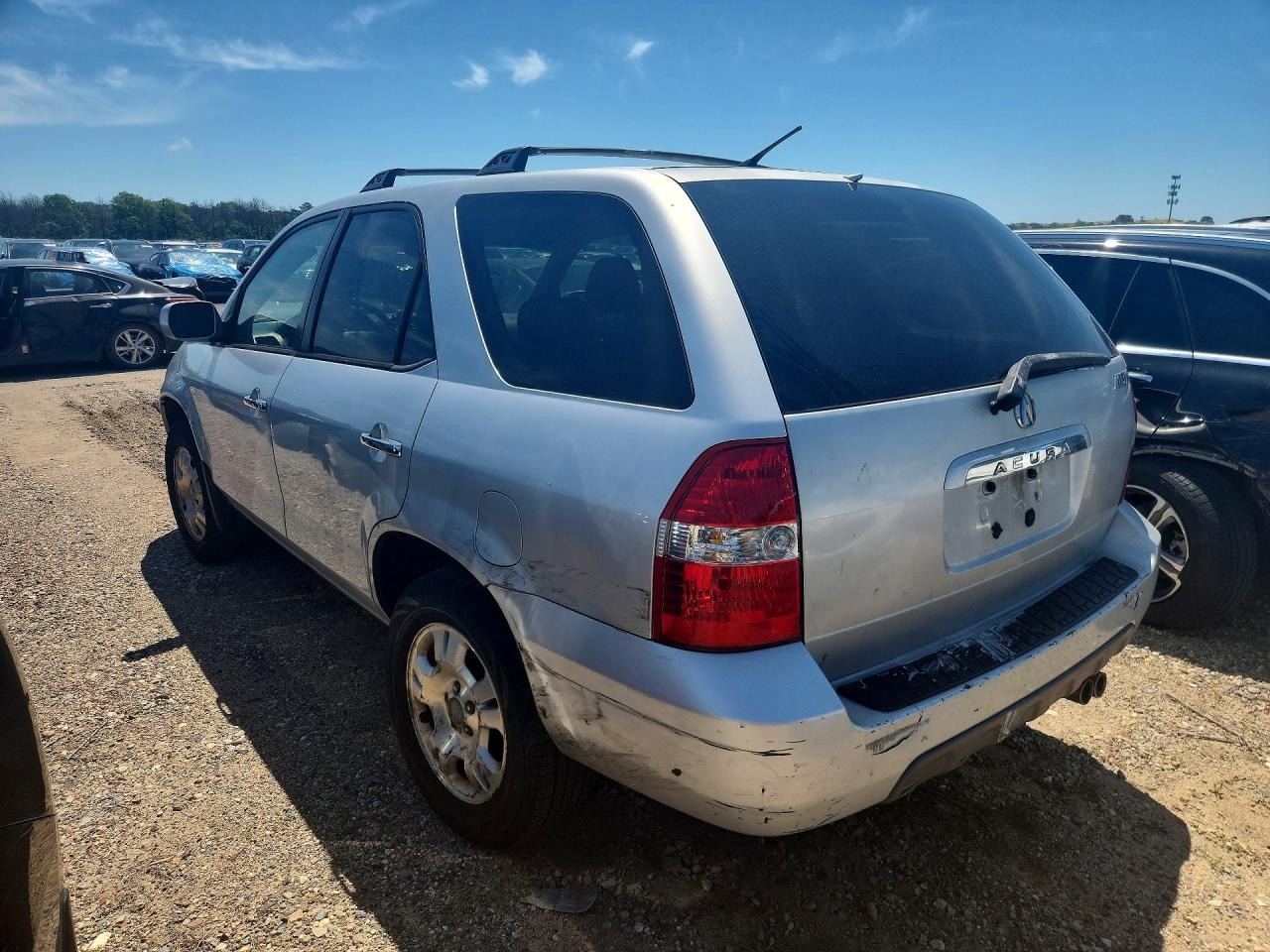 2001 Acura Mdx Silver vin: 2HNYD18261H521895
