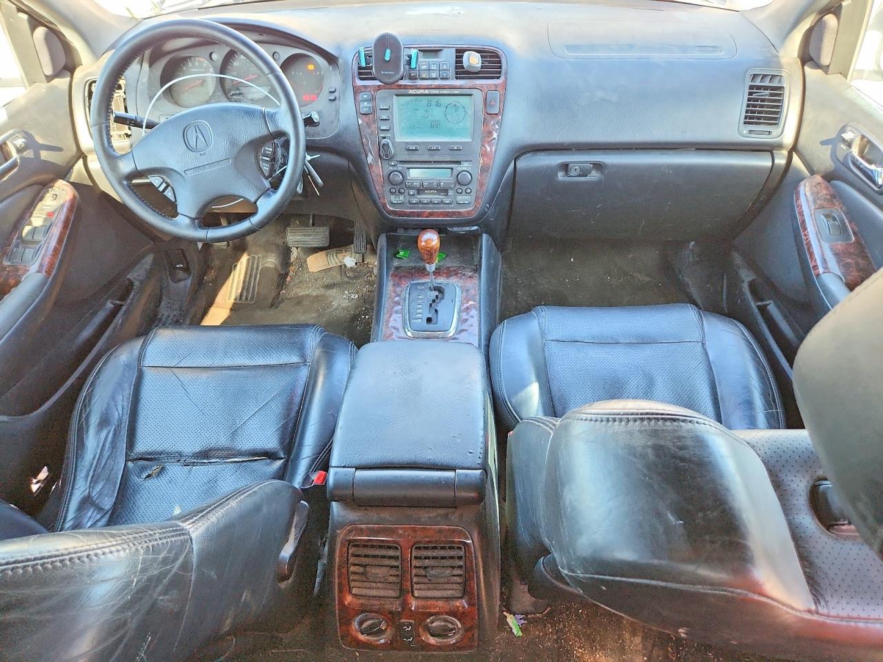 2001 Acura Mdx Silver vin: 2HNYD18261H521895