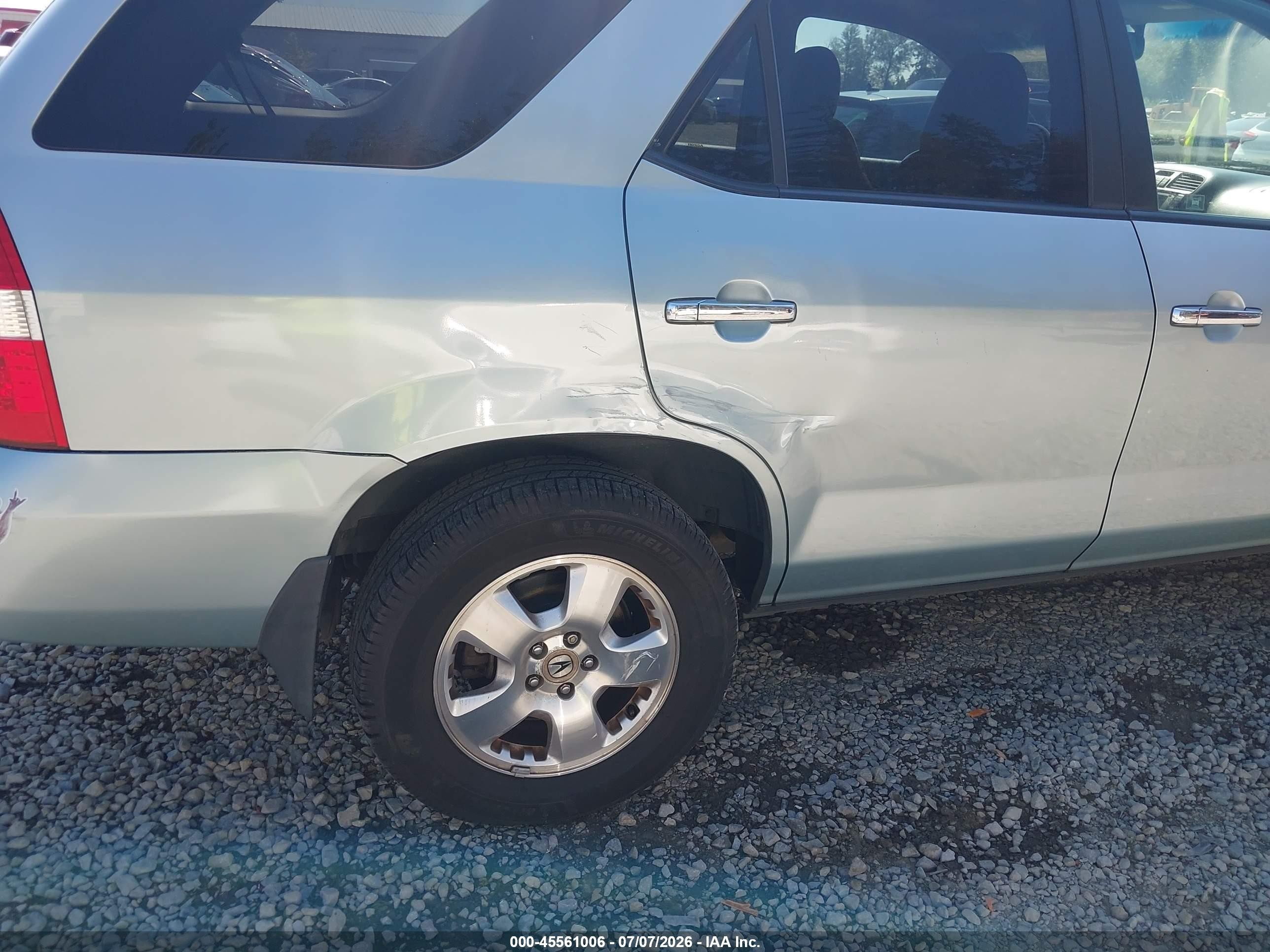 2003 Acura Mdx   Light Blue vin: 2HNYD18263H535427