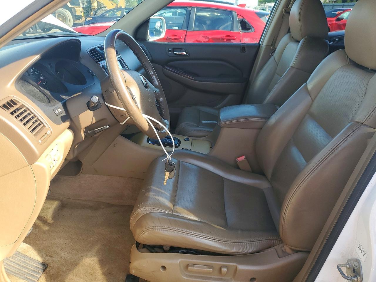 2003 Acura Mdx White vin: 2HNYD18263H555810