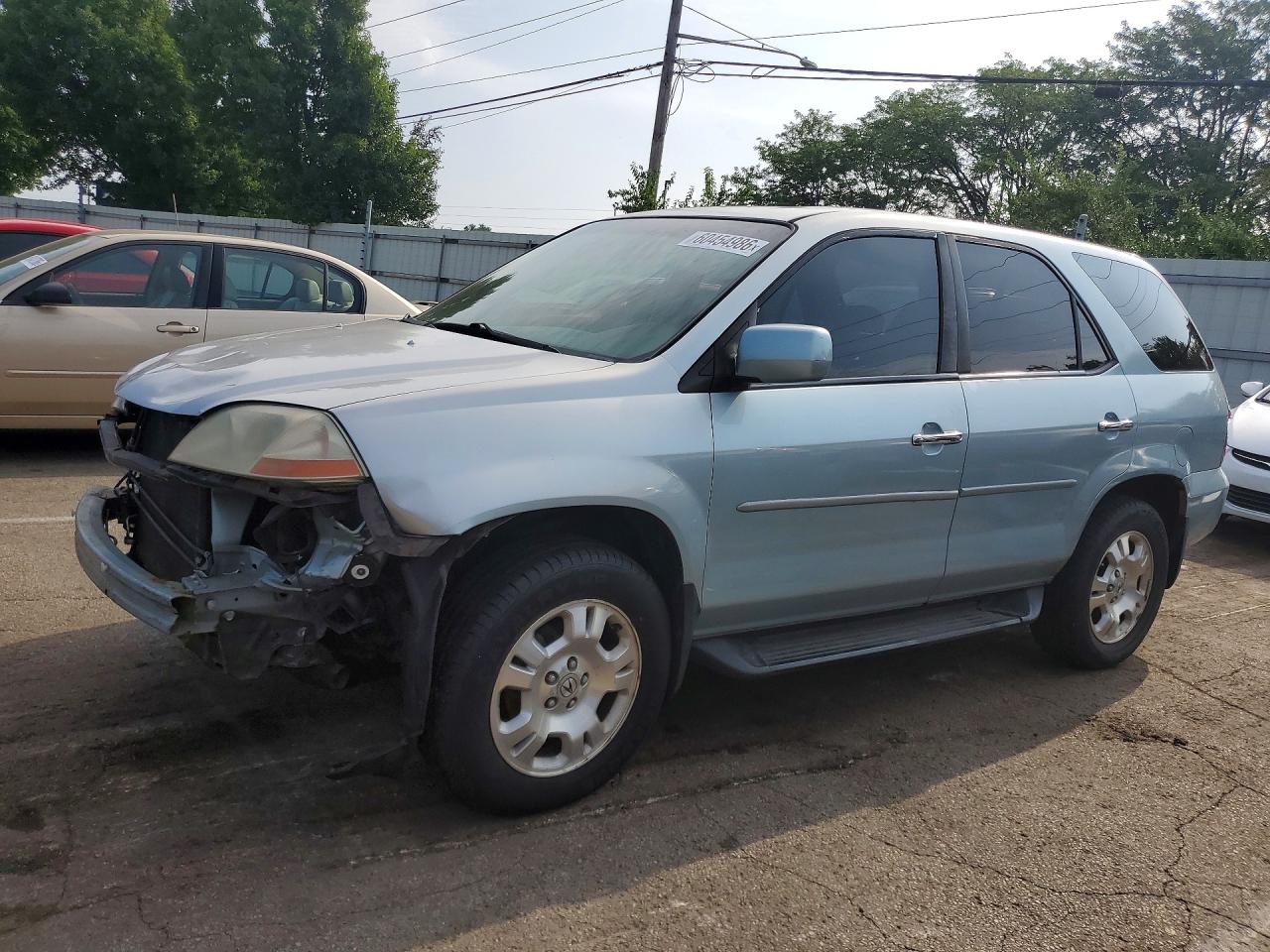 2002 Acura Mdx Silver vin: 2HNYD18272H526489