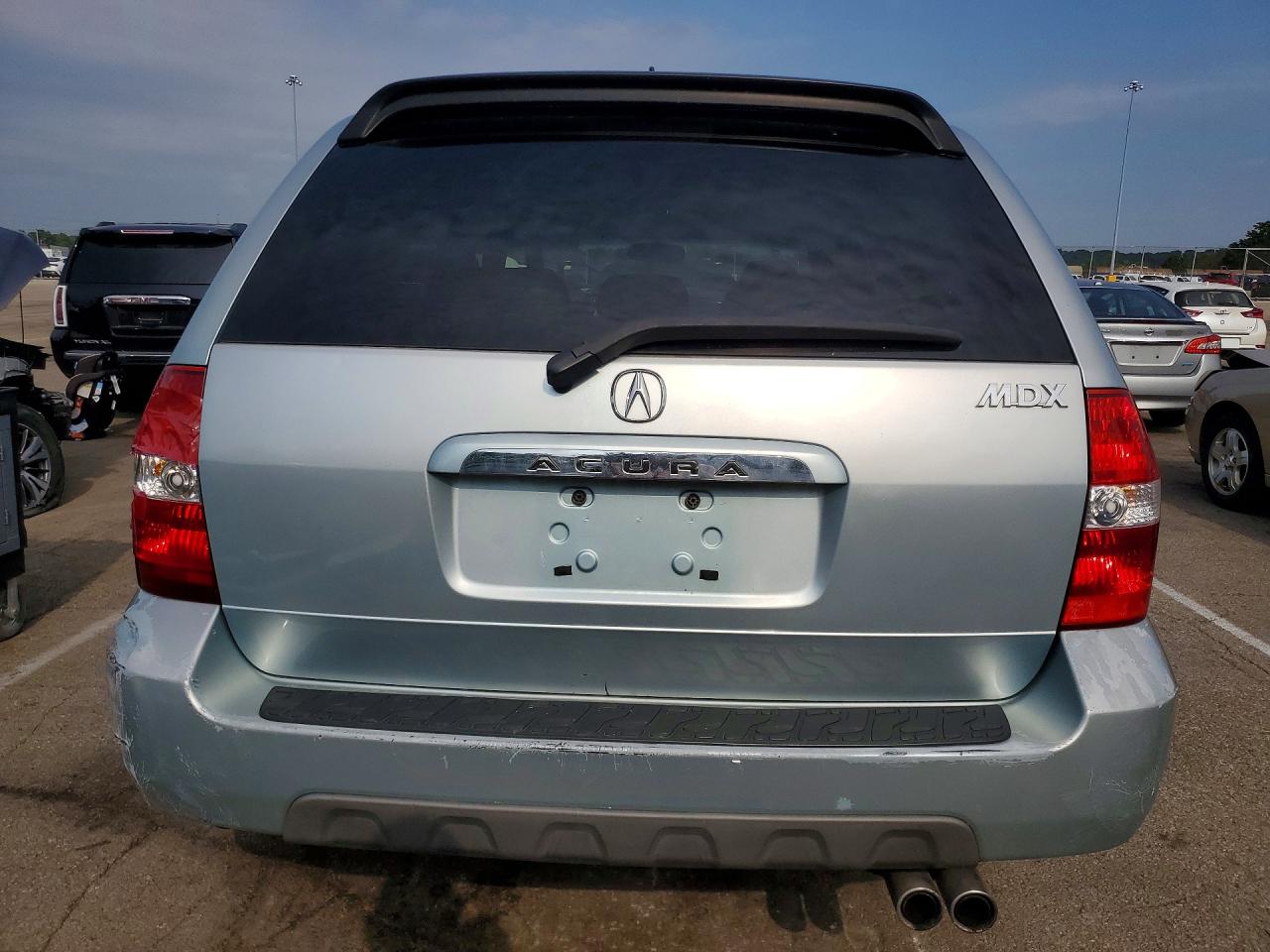 2002 Acura Mdx Silver vin: 2HNYD18272H526489