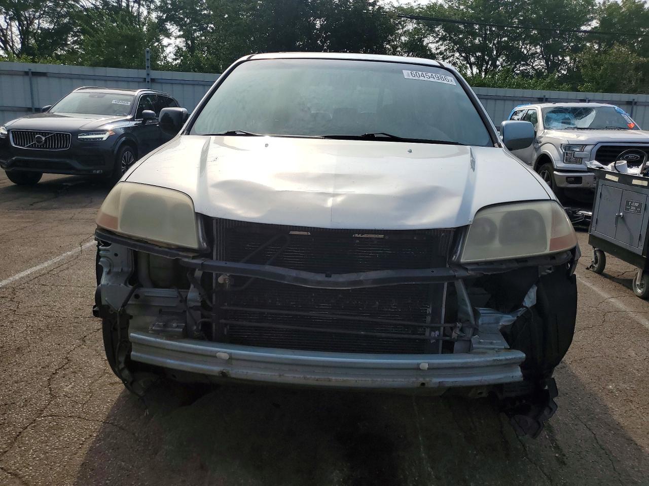 2002 Acura Mdx Silver vin: 2HNYD18272H526489