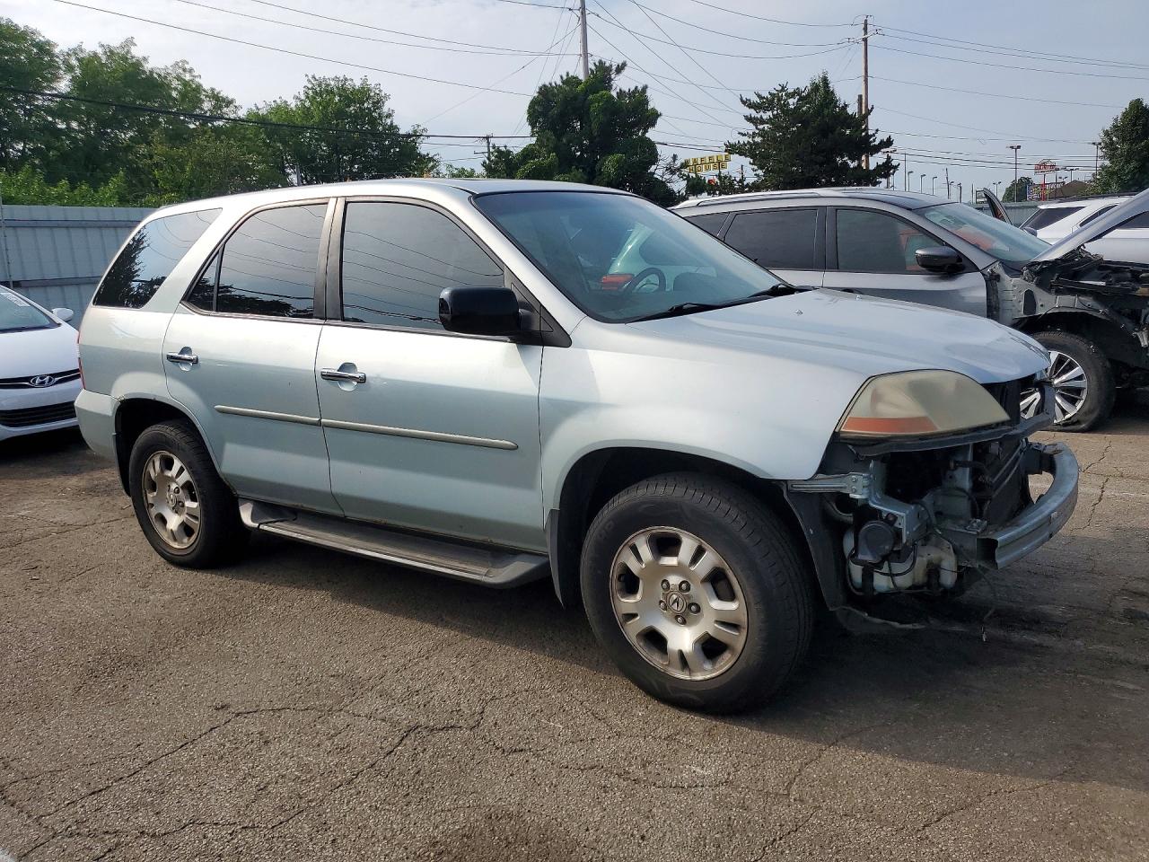 2002 Acura Mdx Silver vin: 2HNYD18272H526489