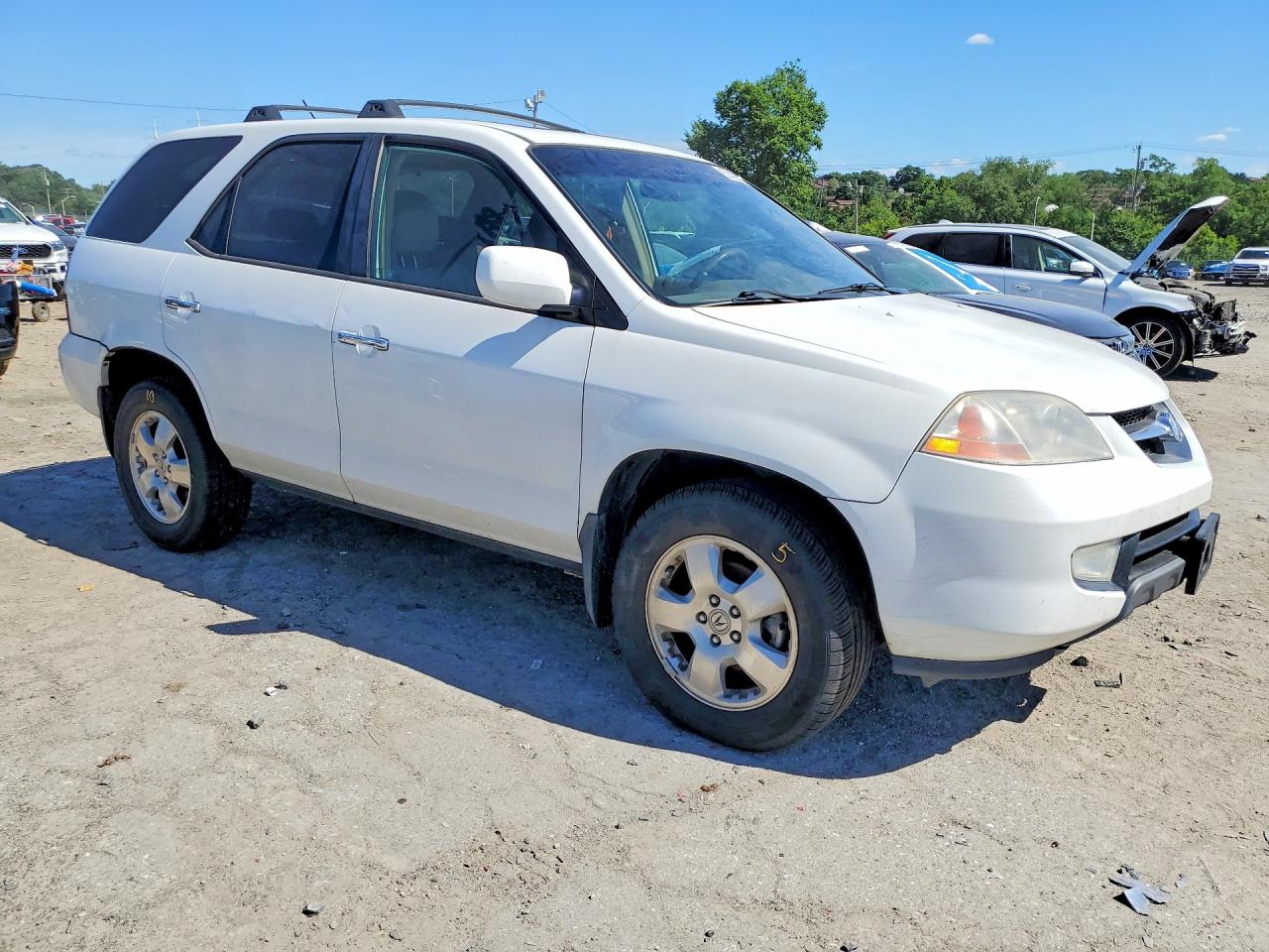 2003 Acura Mdx White vin: 2HNYD18273H501559