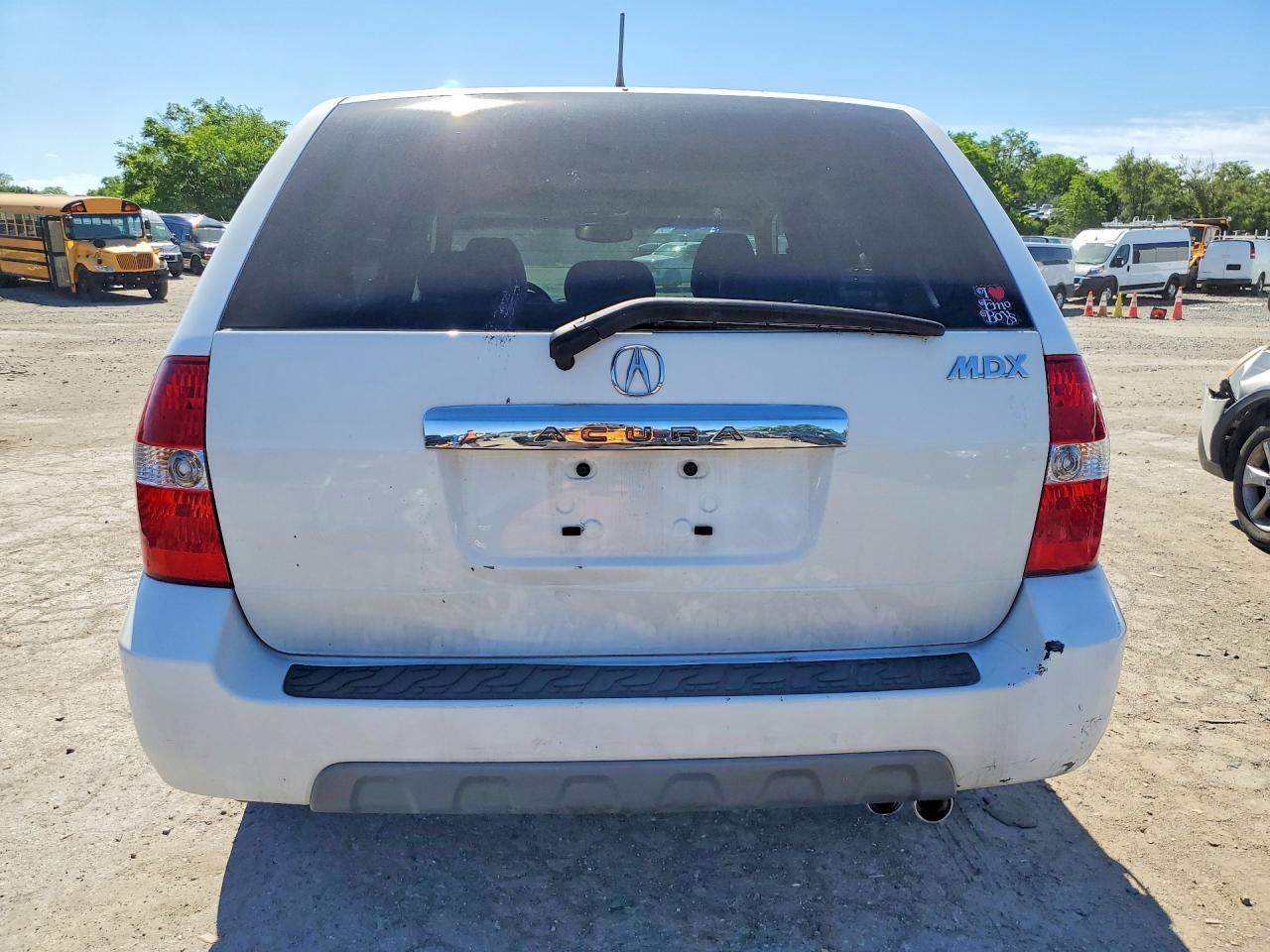2003 Acura Mdx White vin: 2HNYD18273H501559