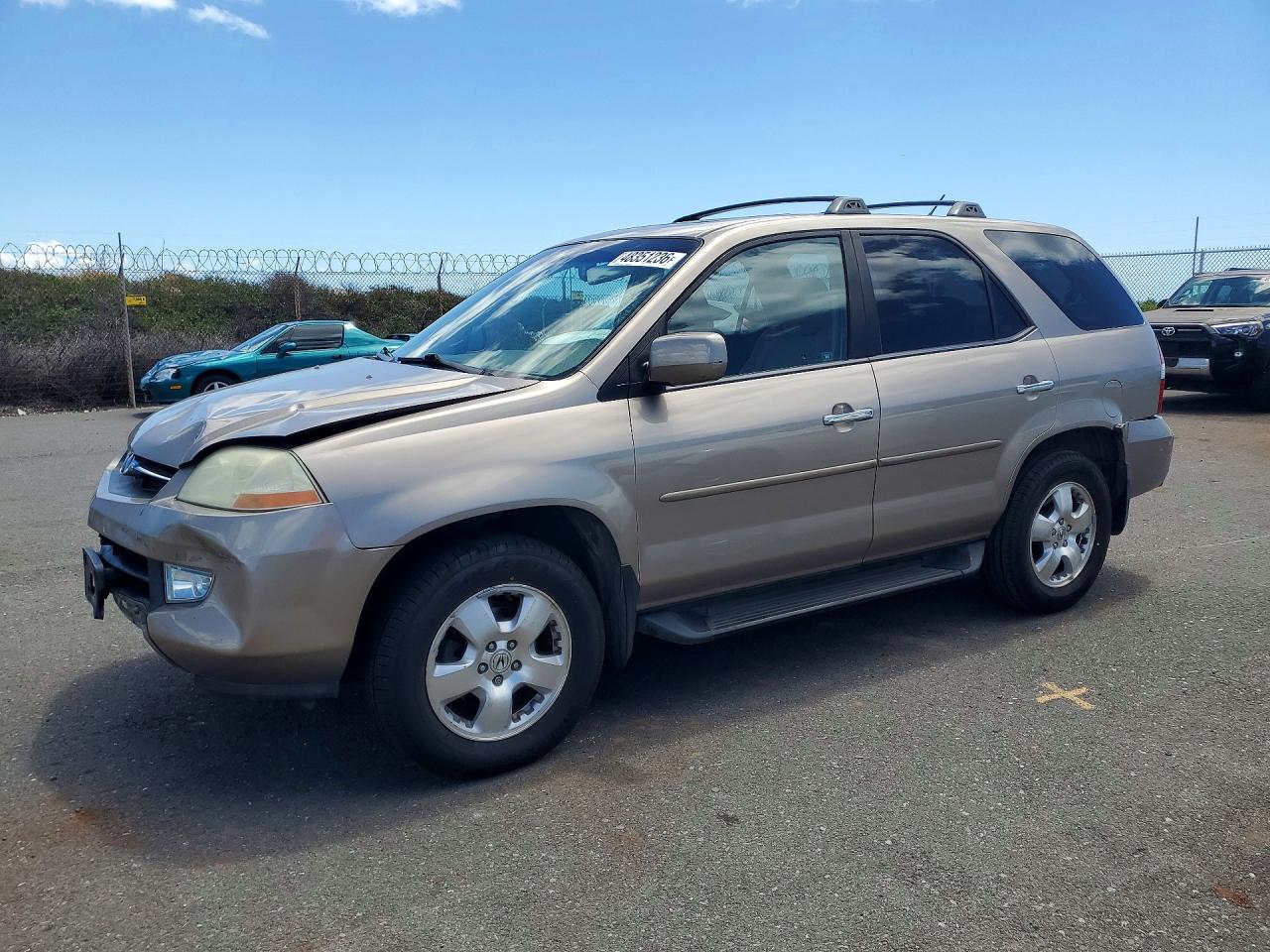 2003 Acura Mdx Gold vin: 2HNYD18273H523402