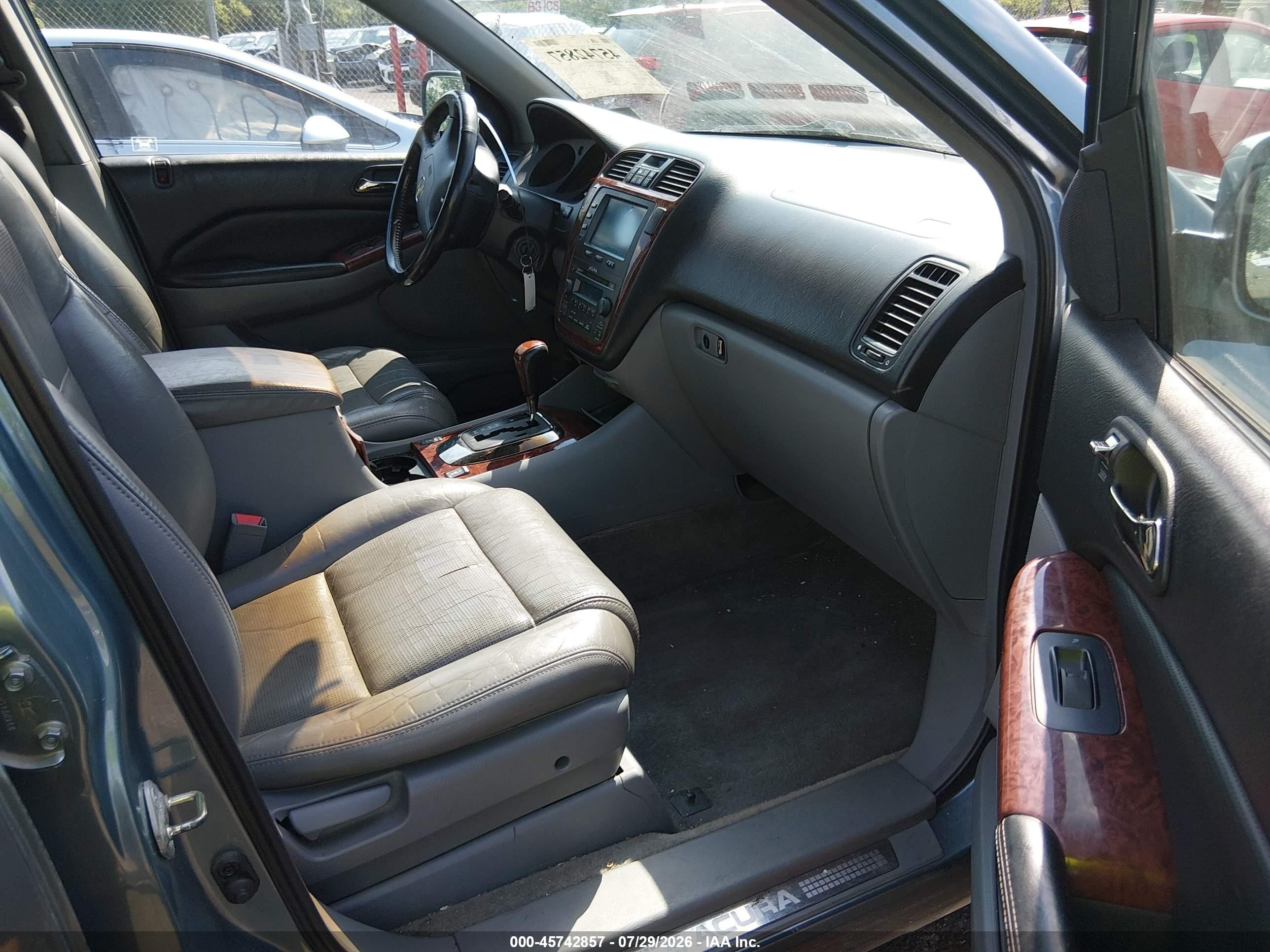 2006 Acura Mdx   Blue vin: 2HNYD18276H512792