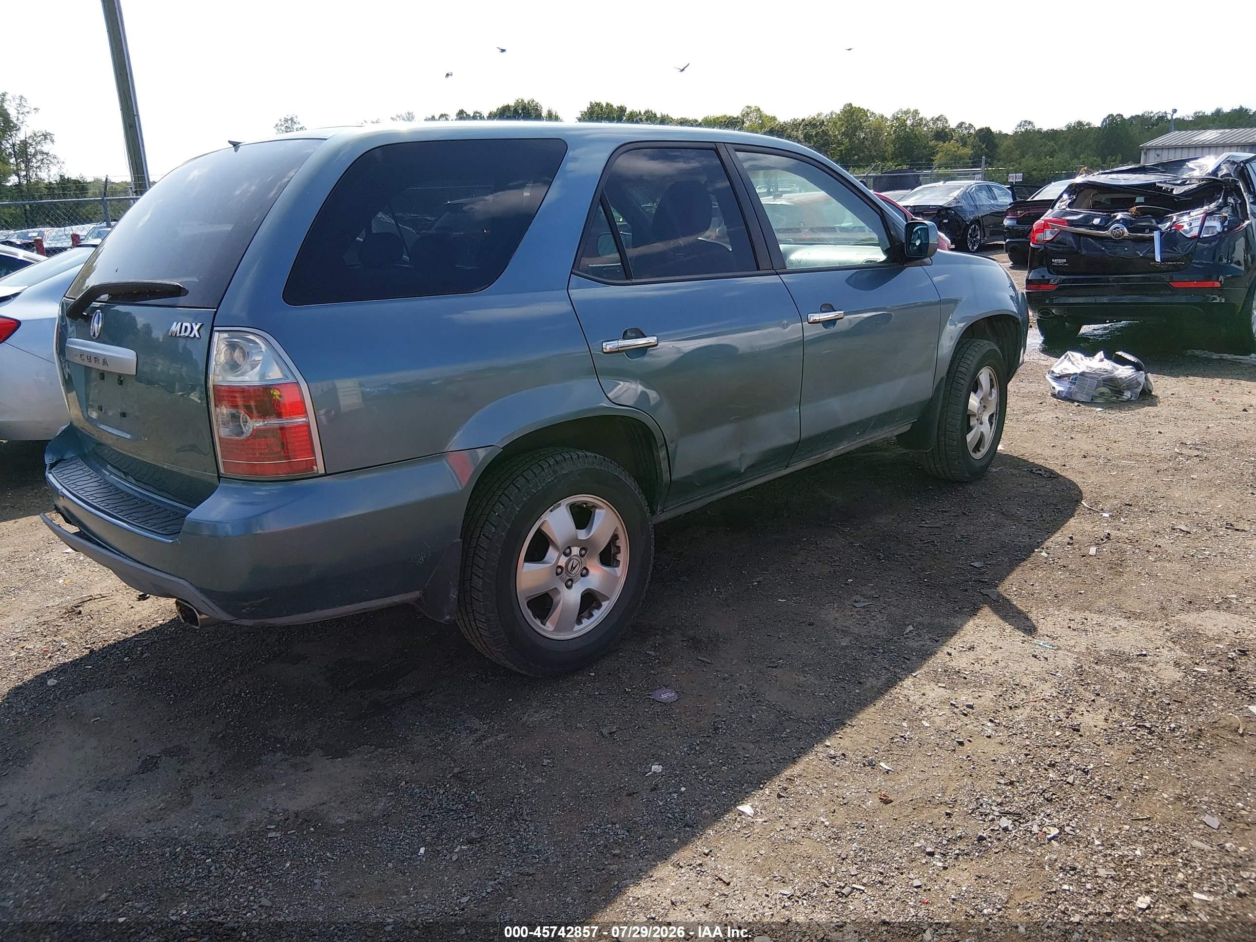 2006 Acura Mdx   Blue vin: 2HNYD18276H512792