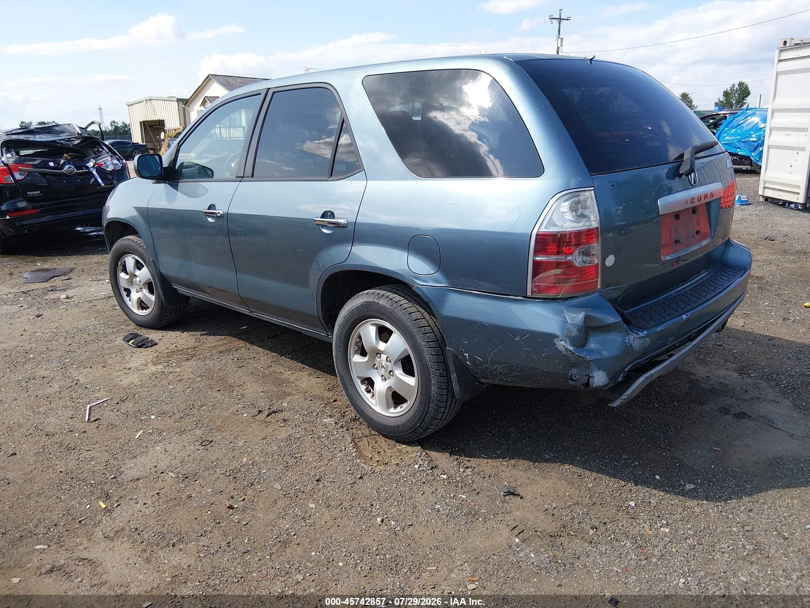 2006 Acura Mdx   Blue vin: 2HNYD18276H512792
