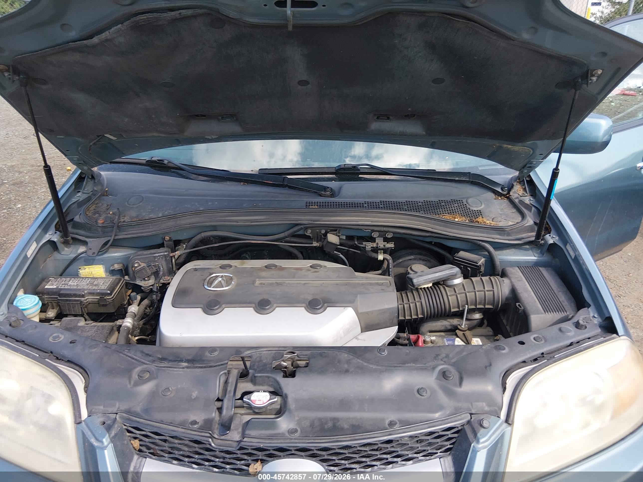 2006 Acura Mdx   Blue vin: 2HNYD18276H512792