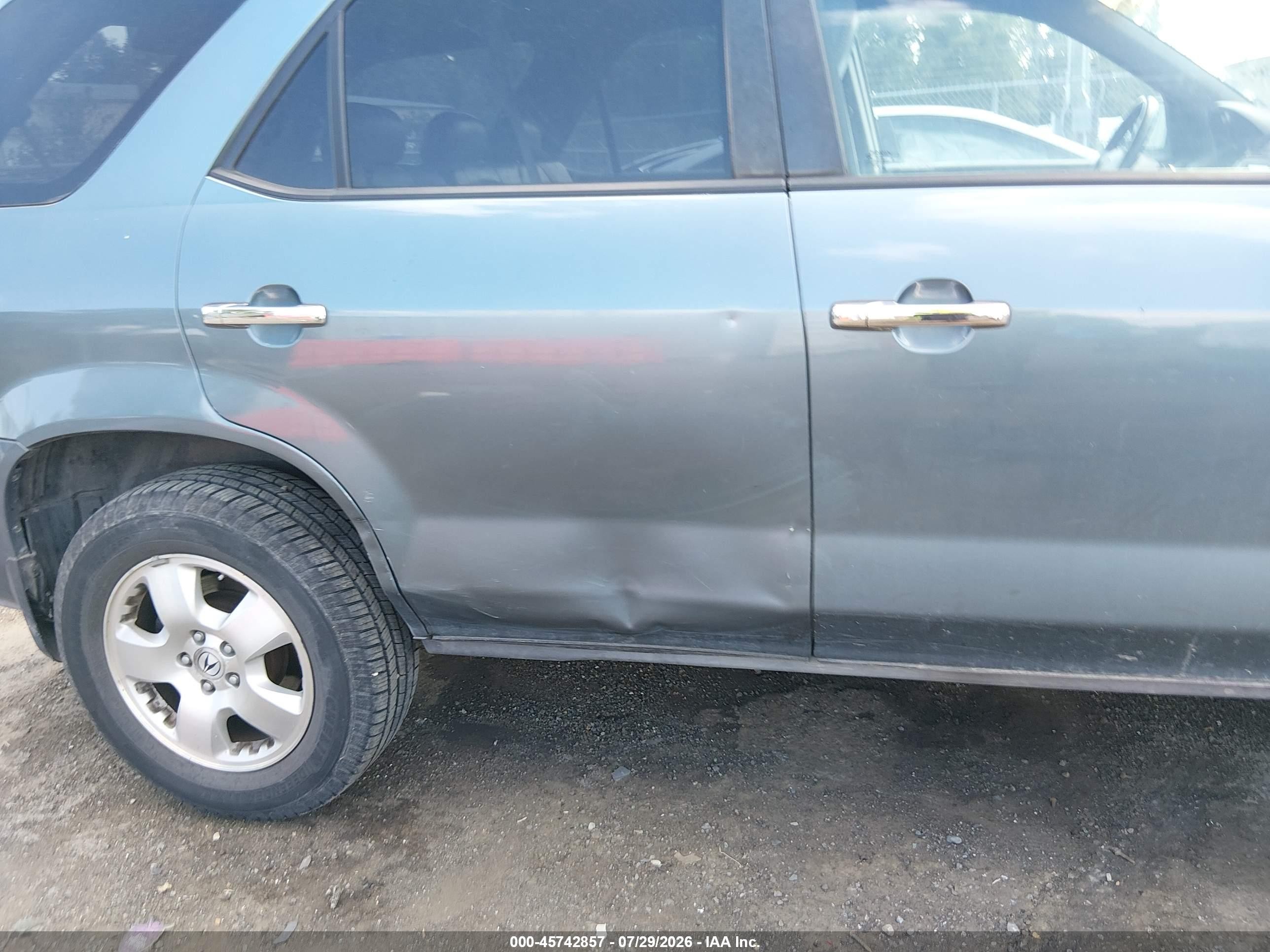 2006 Acura Mdx   Blue vin: 2HNYD18276H512792