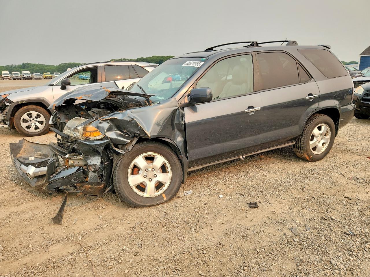 2004 Acura Mdx Gray vin: 2HNYD18284H561397