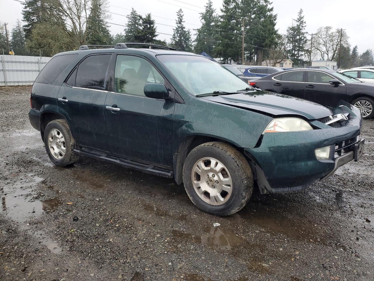2001 Acura Mdx Green vin: 2HNYD18291H542983