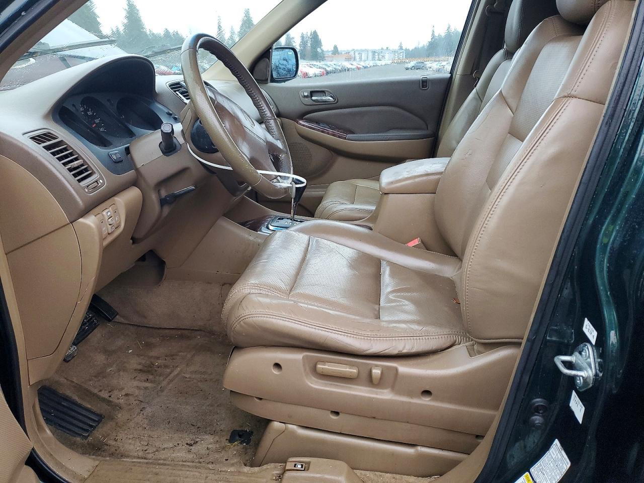 2001 Acura Mdx Green vin: 2HNYD18291H542983
