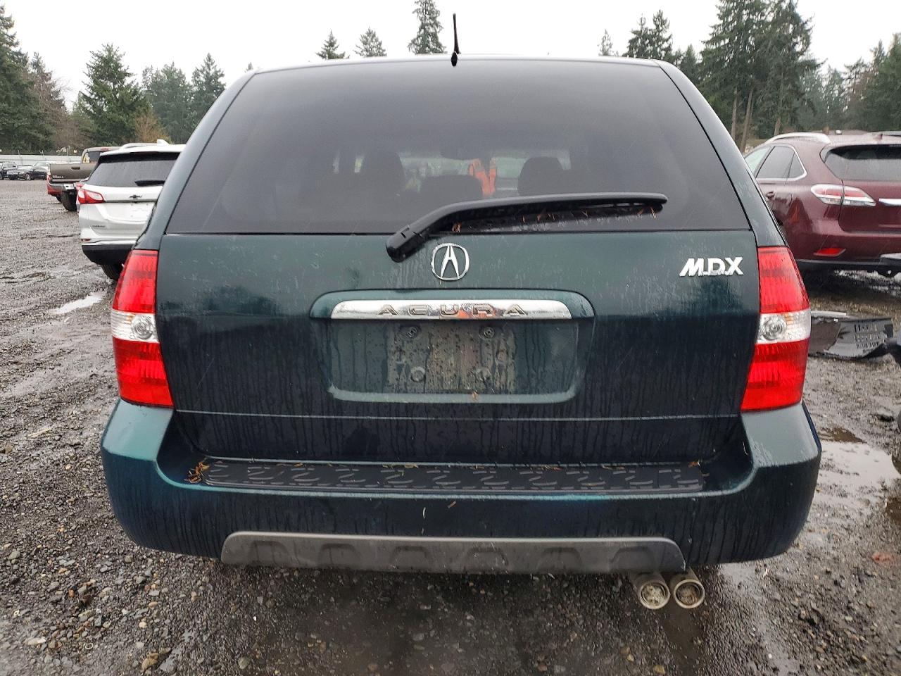 2001 Acura Mdx Green vin: 2HNYD18291H542983