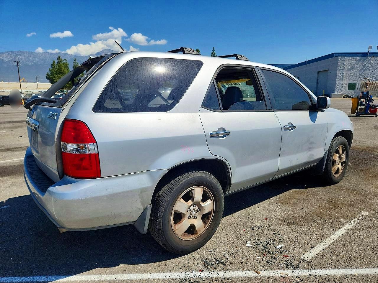 2003 Acura Mdx Silver vin: 2HNYD18293H544509