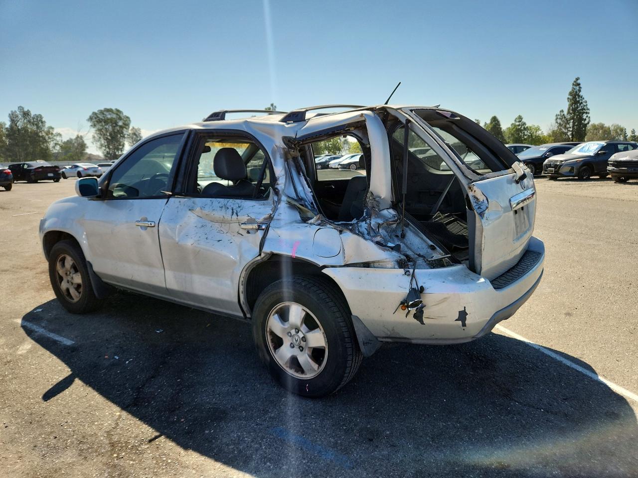 2003 Acura Mdx Silver vin: 2HNYD18293H544509