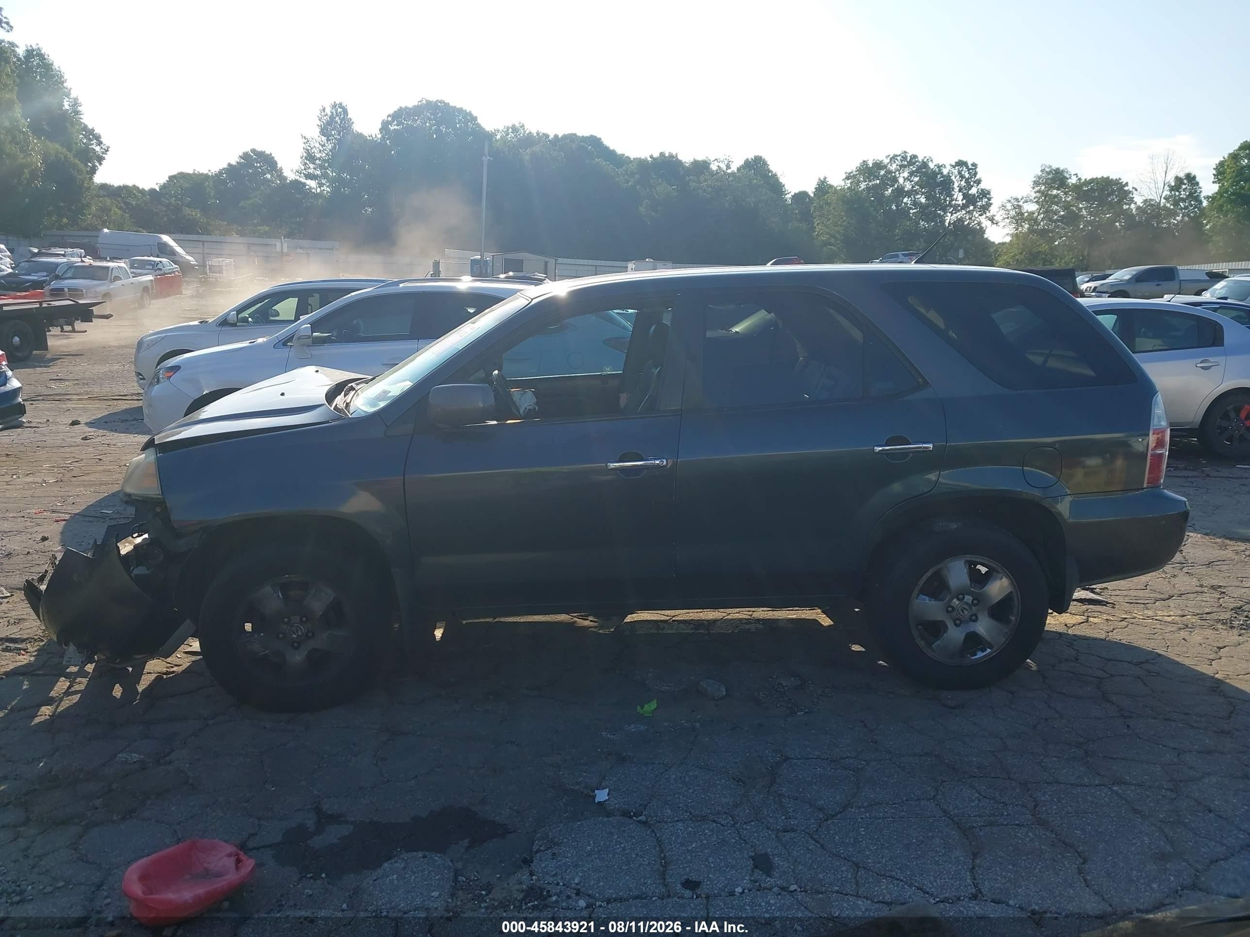 2004 Acura Mdx   Gray vin: 2HNYD18294H556533
