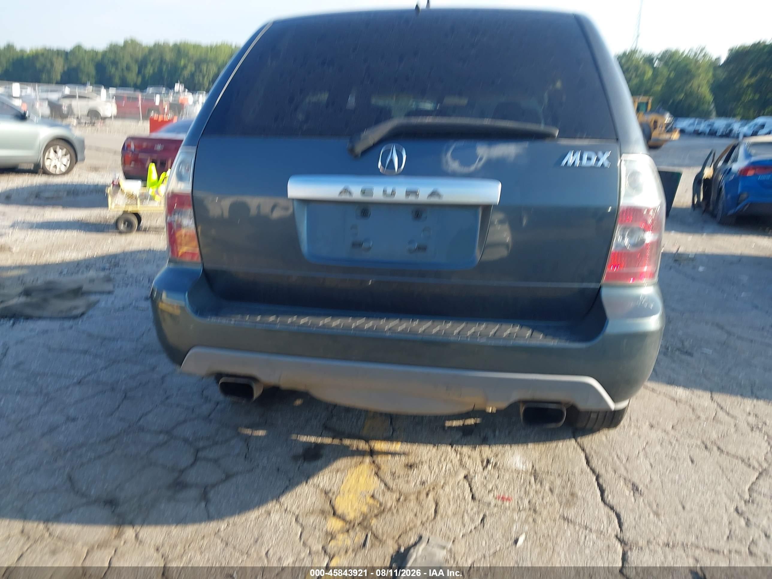 2004 Acura Mdx   Gray vin: 2HNYD18294H556533