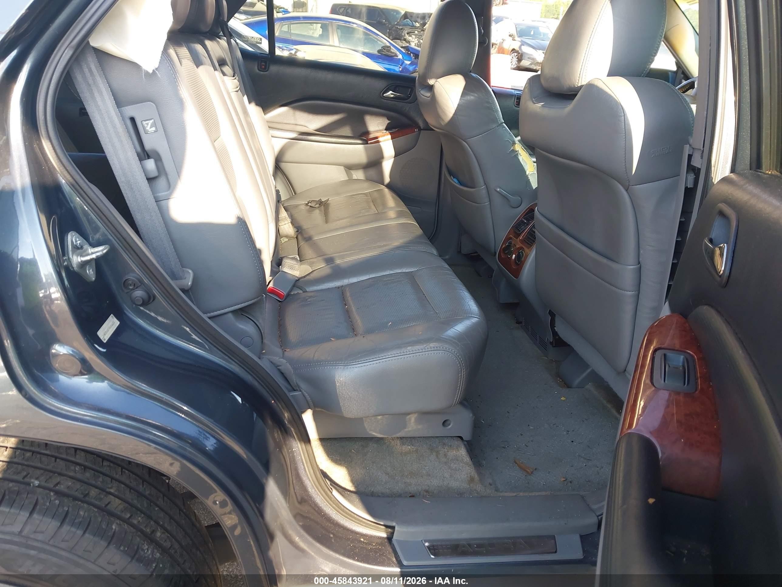 2004 Acura Mdx   Gray vin: 2HNYD18294H556533