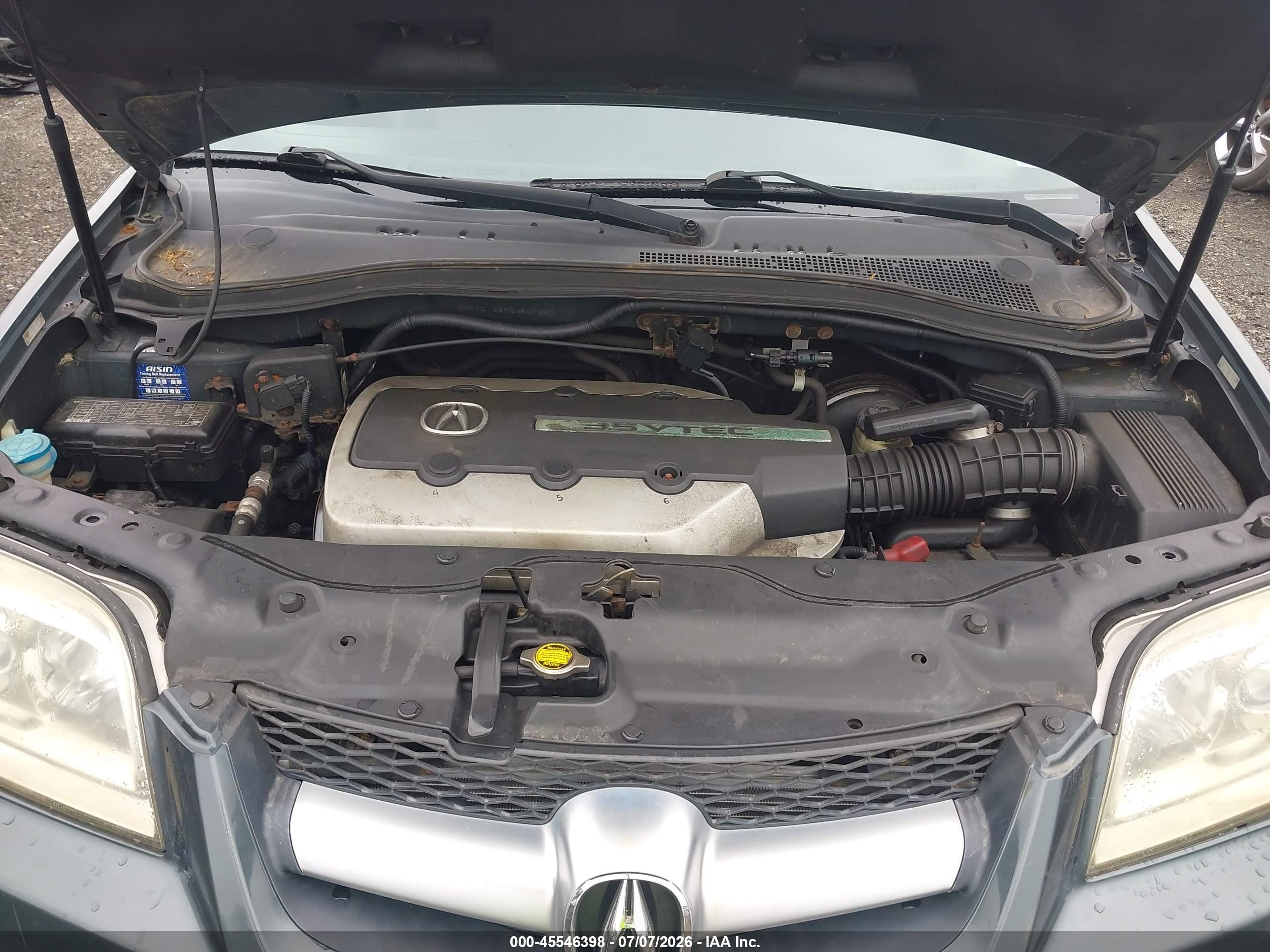 2005 Acura Mdx   Серый vin: 2HNYD18295H509357