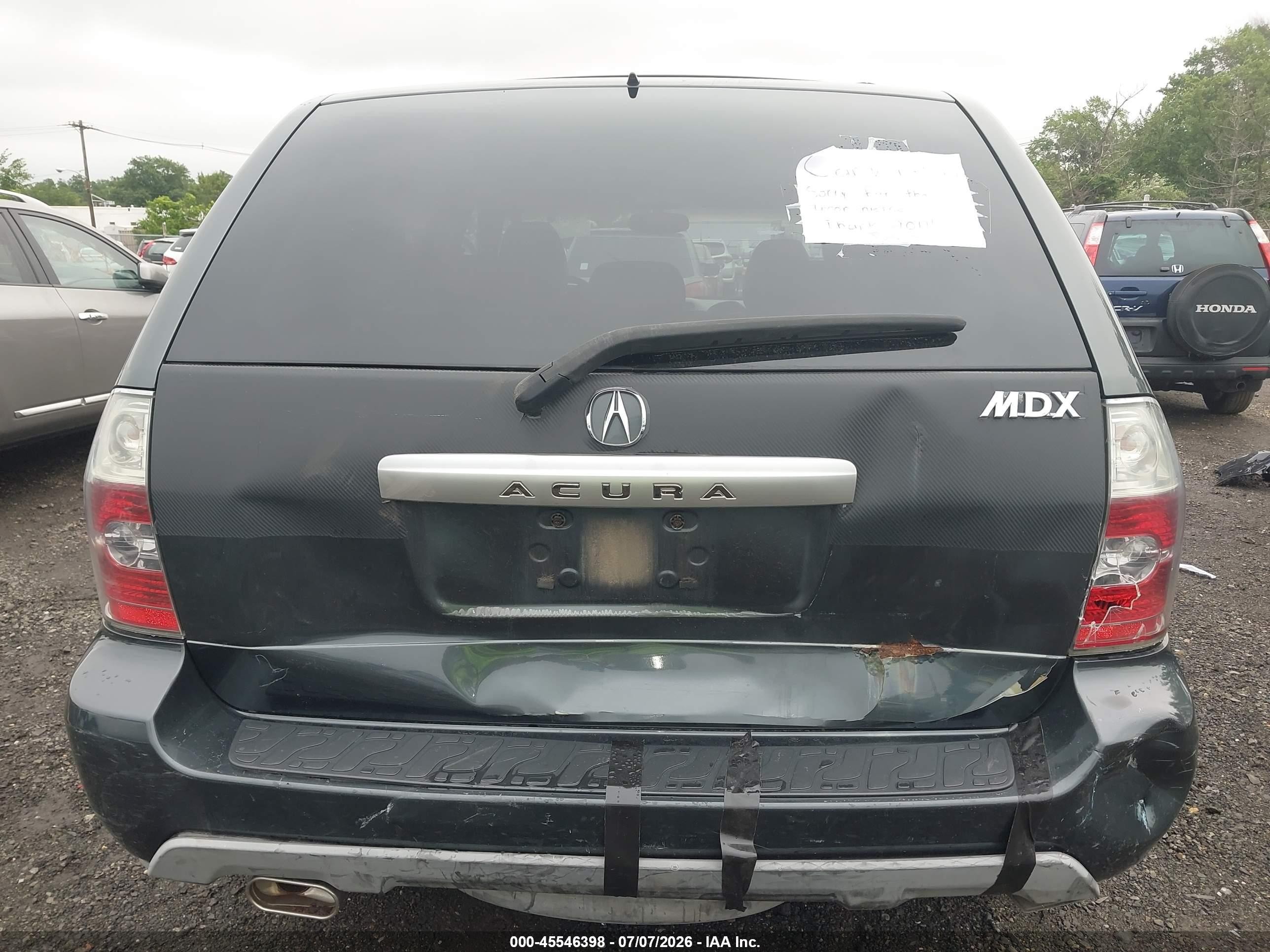2005 Acura Mdx   Серый vin: 2HNYD18295H509357