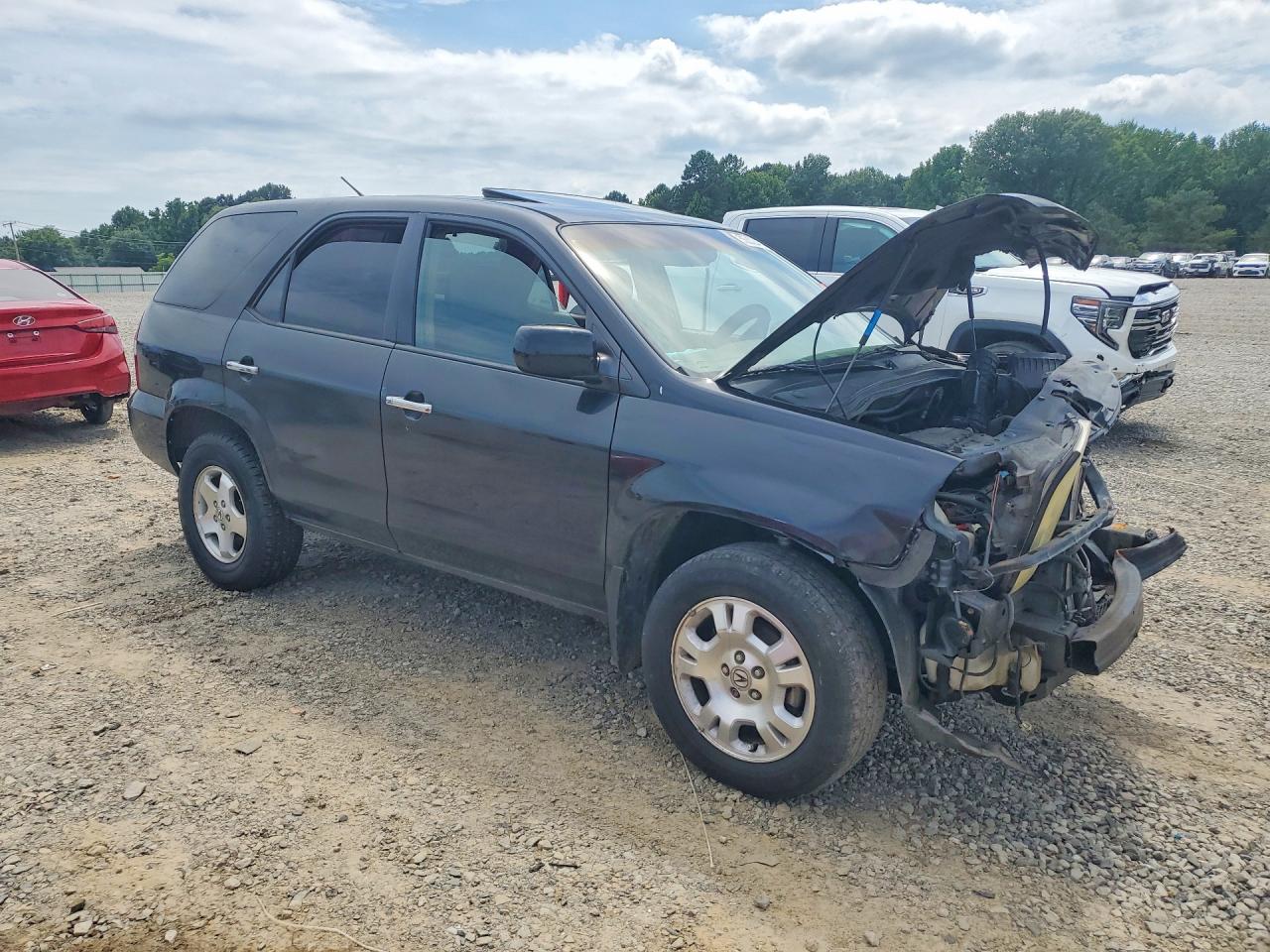 2002 Acura Mdx Черный vin: 2HNYD182X2H519861