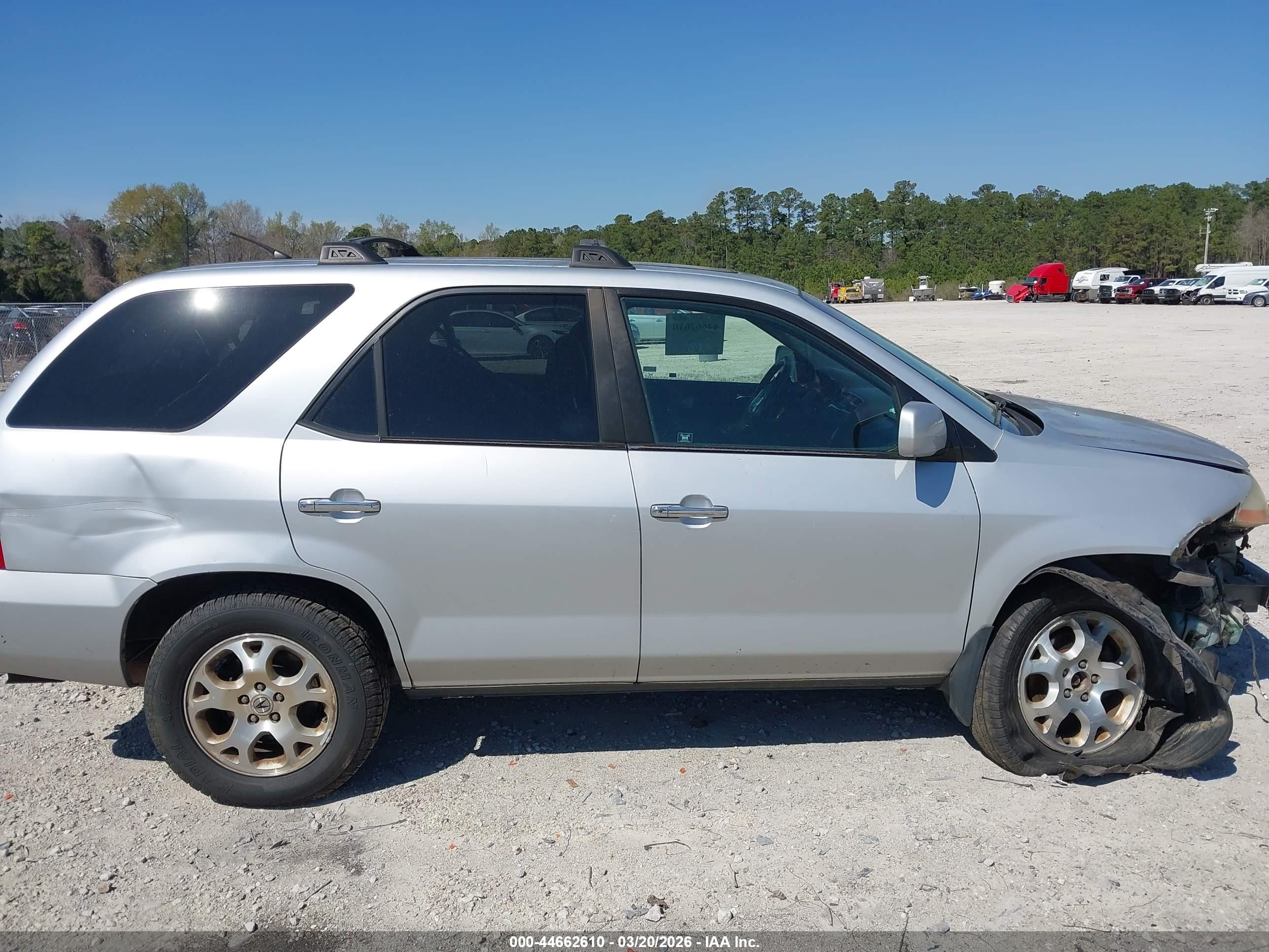 2001 Acura Mdx   Silver vin: 2HNYD18601H535200