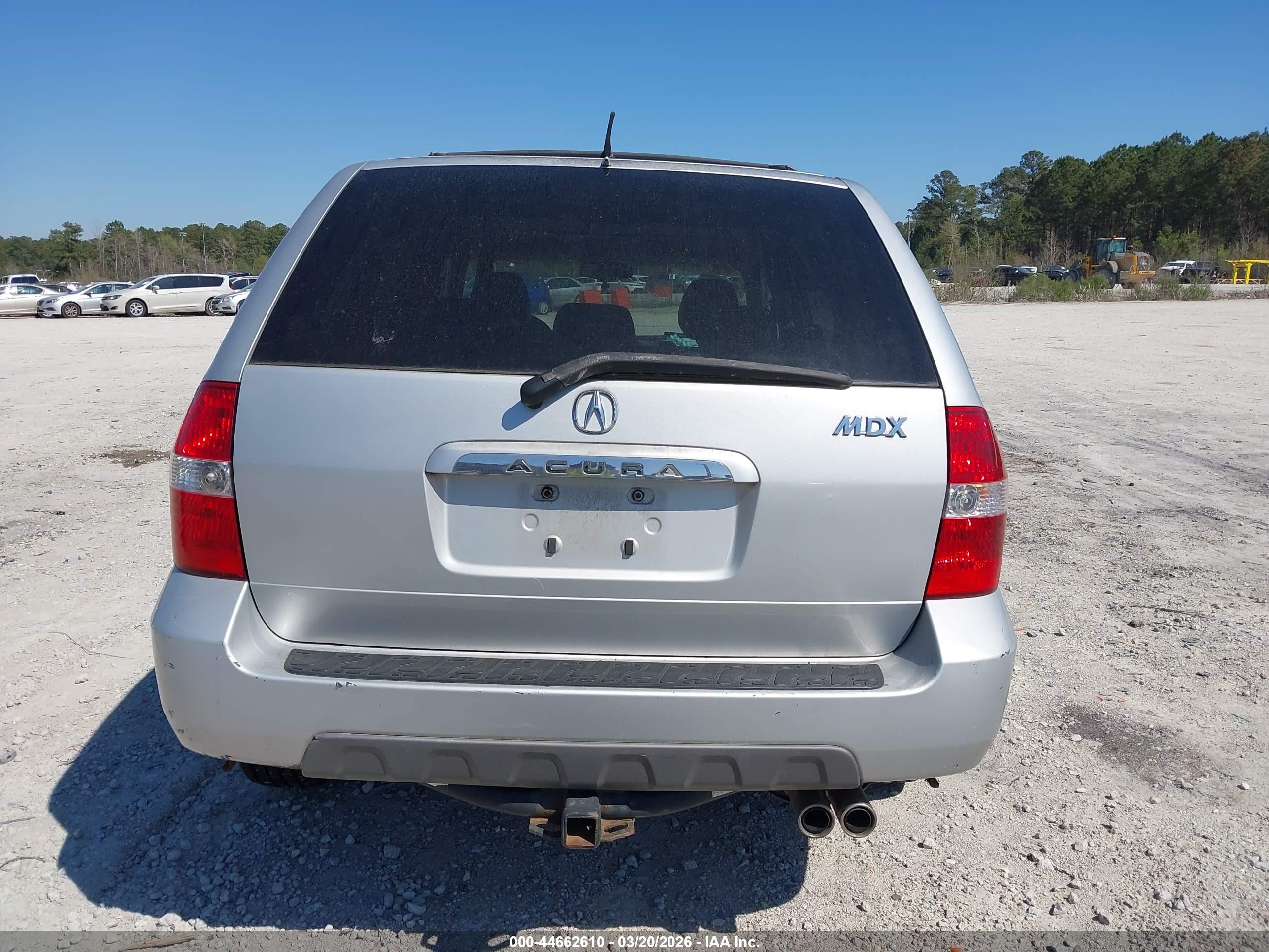2001 Acura Mdx   Silver vin: 2HNYD18601H535200