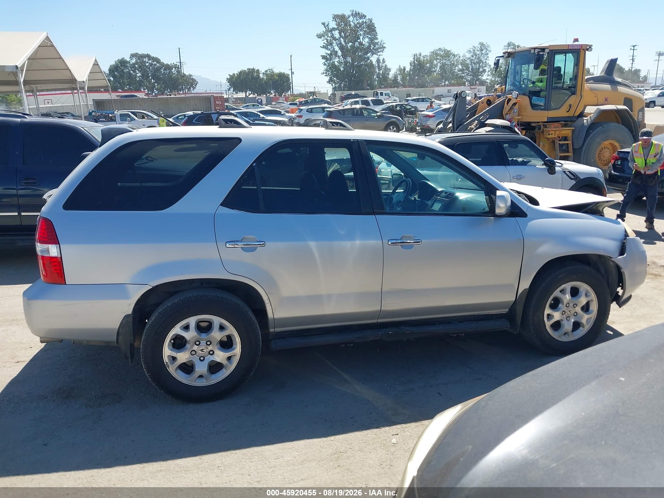 2002 Acura Mdx   Silver vin: 2HNYD18602H513229