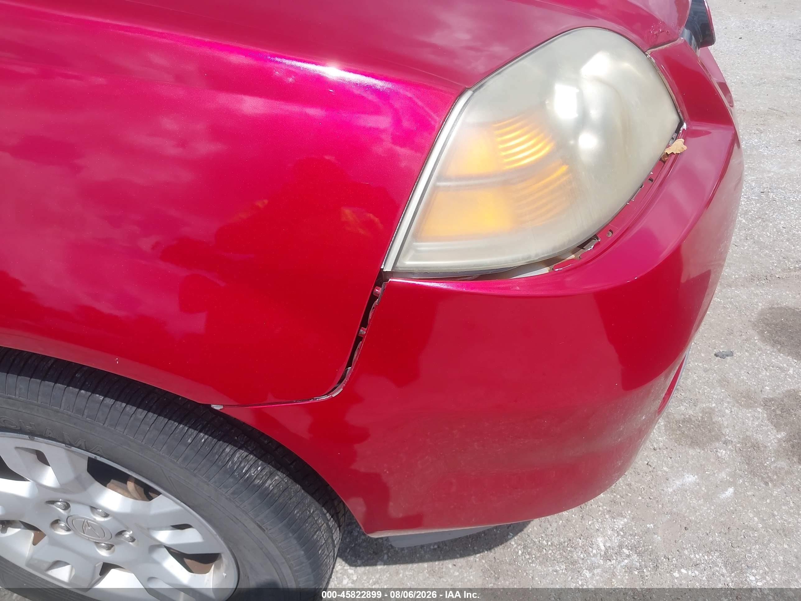 2004 Acura Mdx   Red vin: 2HNYD18604H508602