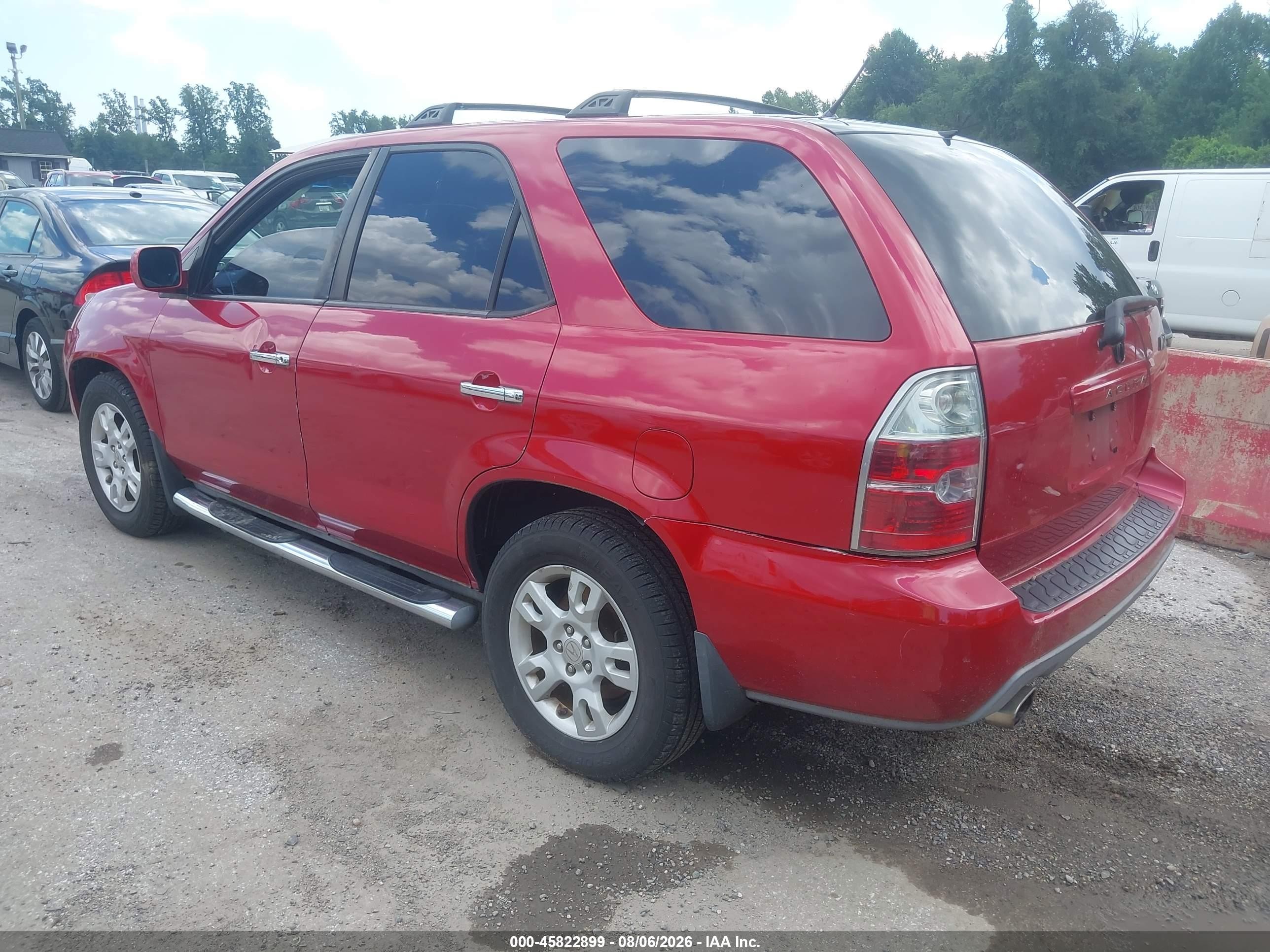 2004 Acura Mdx   Red vin: 2HNYD18604H508602