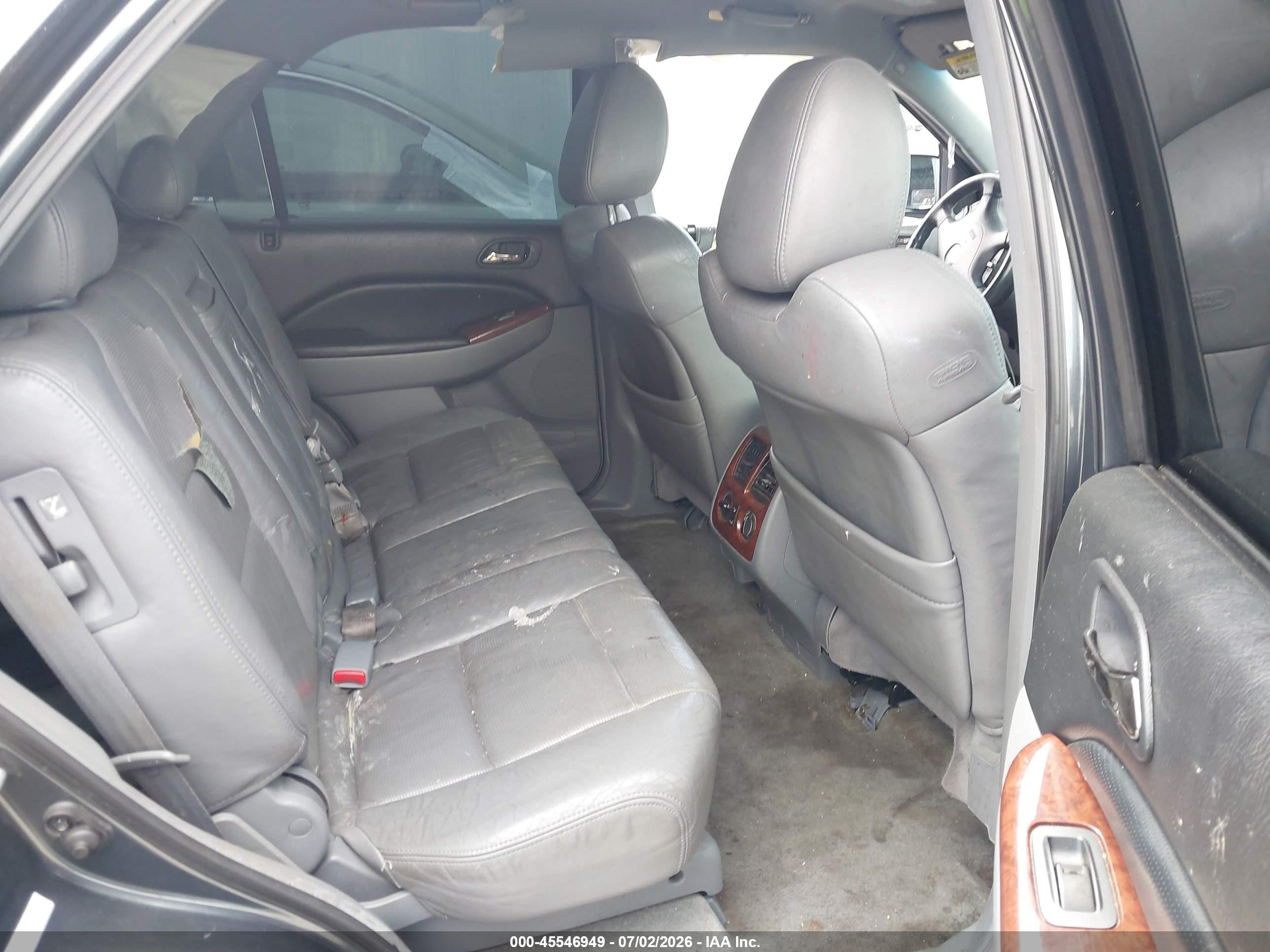 2004 Acura Mdx   Gray vin: 2HNYD18604H520877