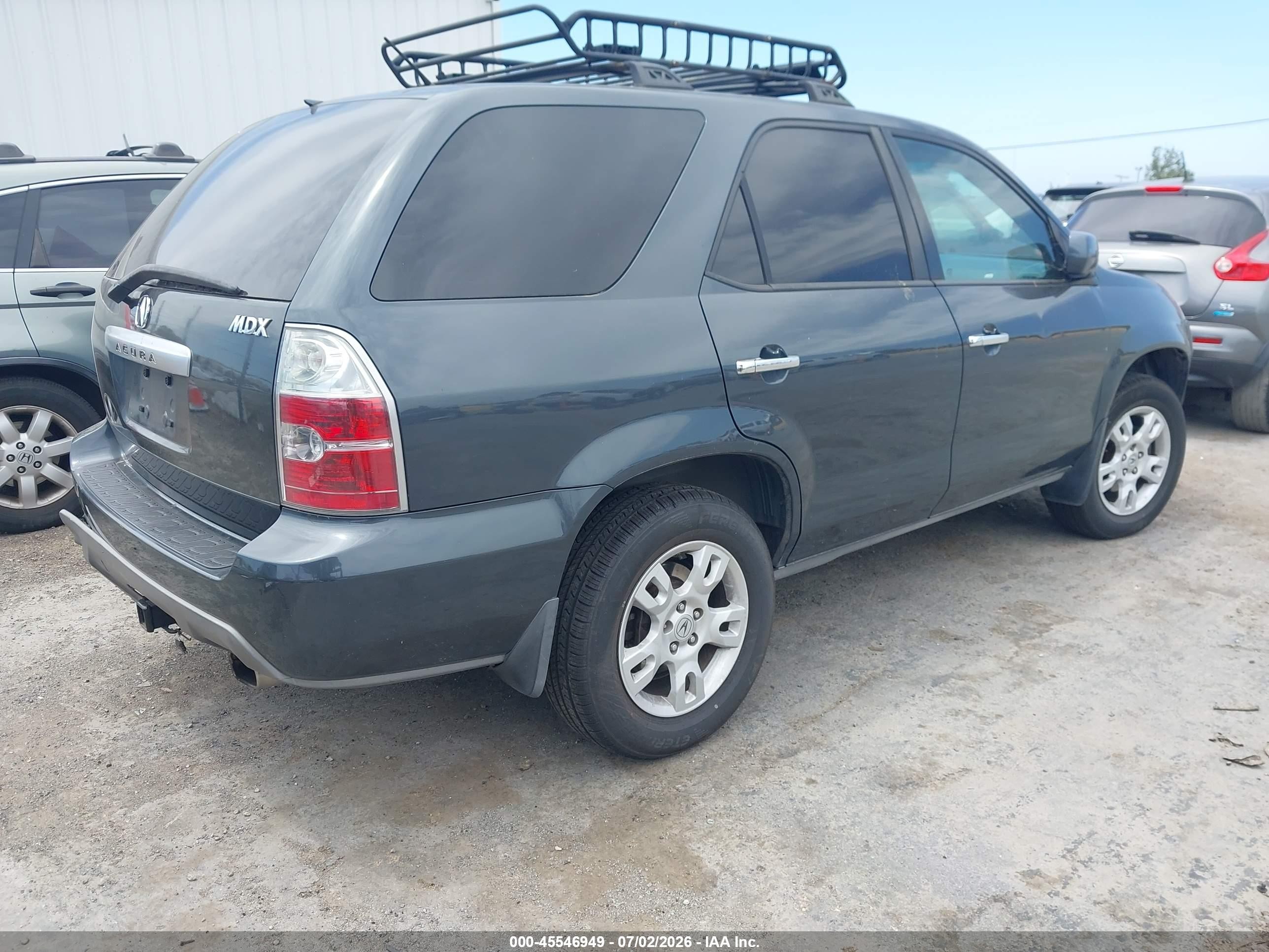 2004 Acura Mdx   Gray vin: 2HNYD18604H520877