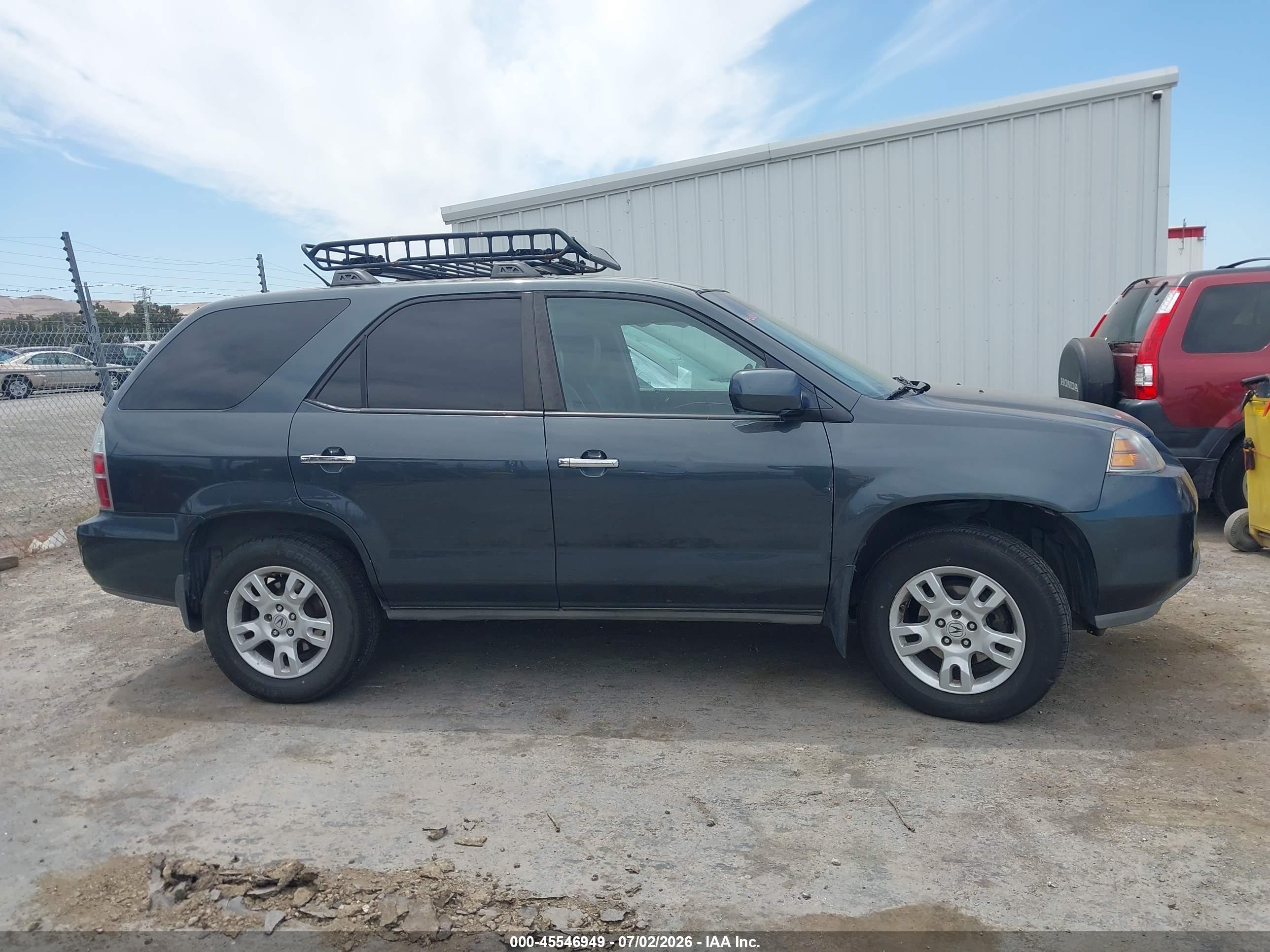 2004 Acura Mdx   Gray vin: 2HNYD18604H520877