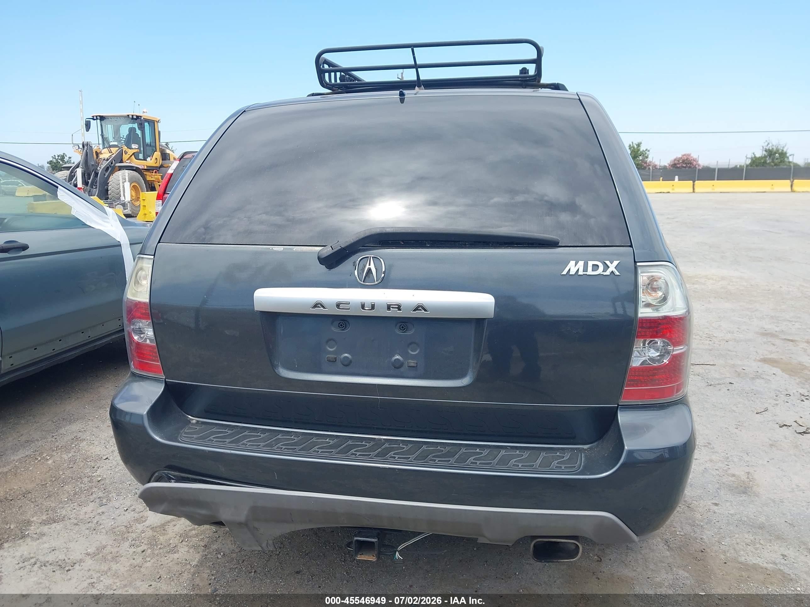 2004 Acura Mdx   Gray vin: 2HNYD18604H520877