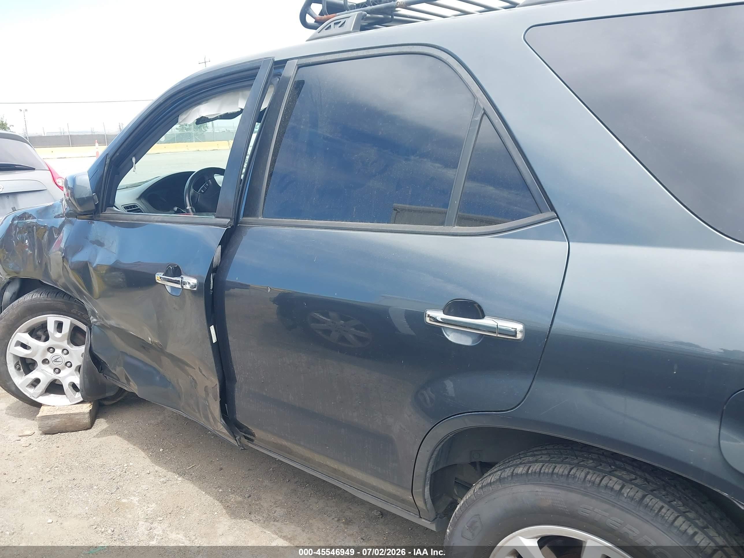 2004 Acura Mdx   Gray vin: 2HNYD18604H520877