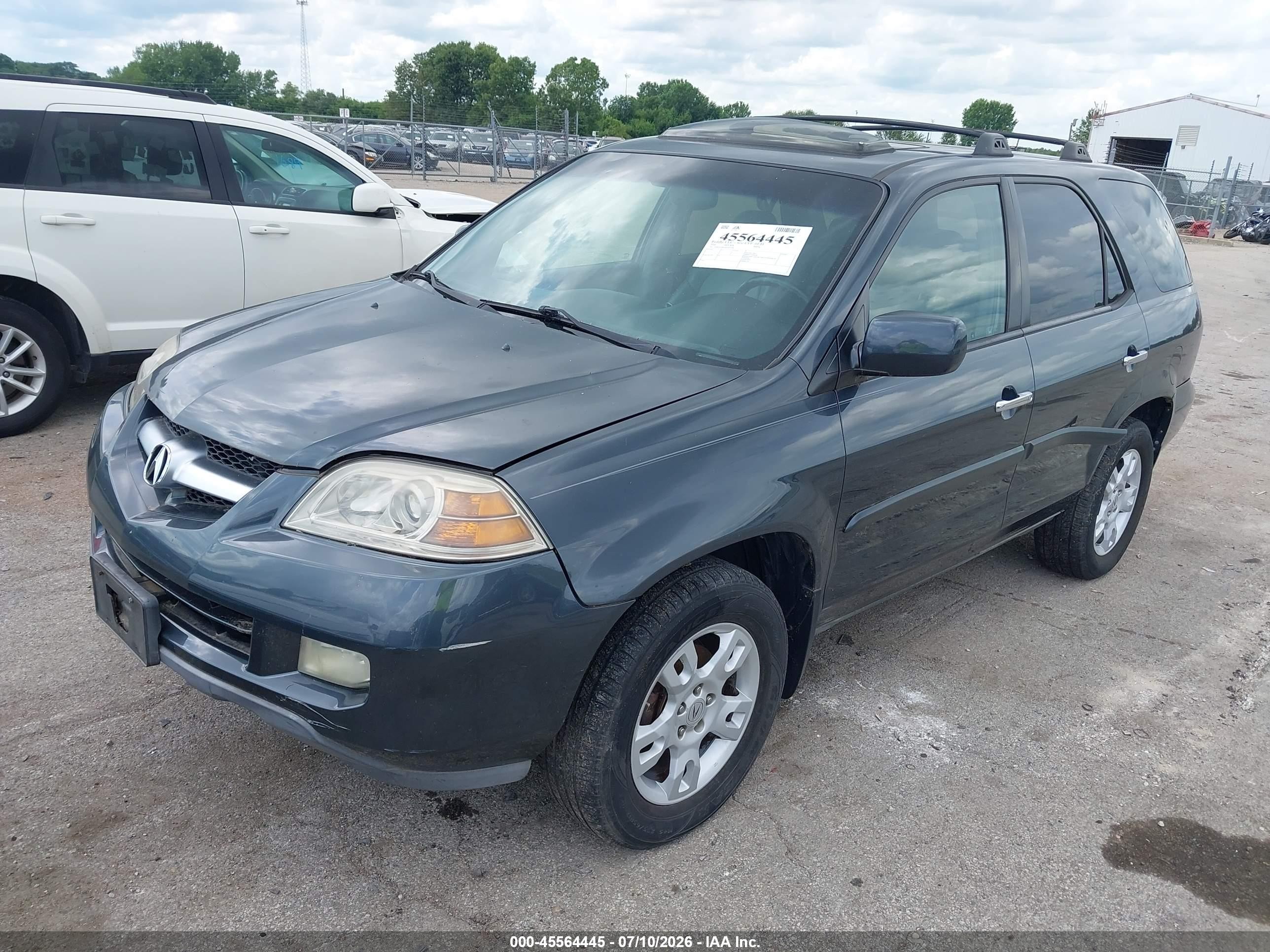 2006 Acura Mdx   Teal vin: 2HNYD18606H507758