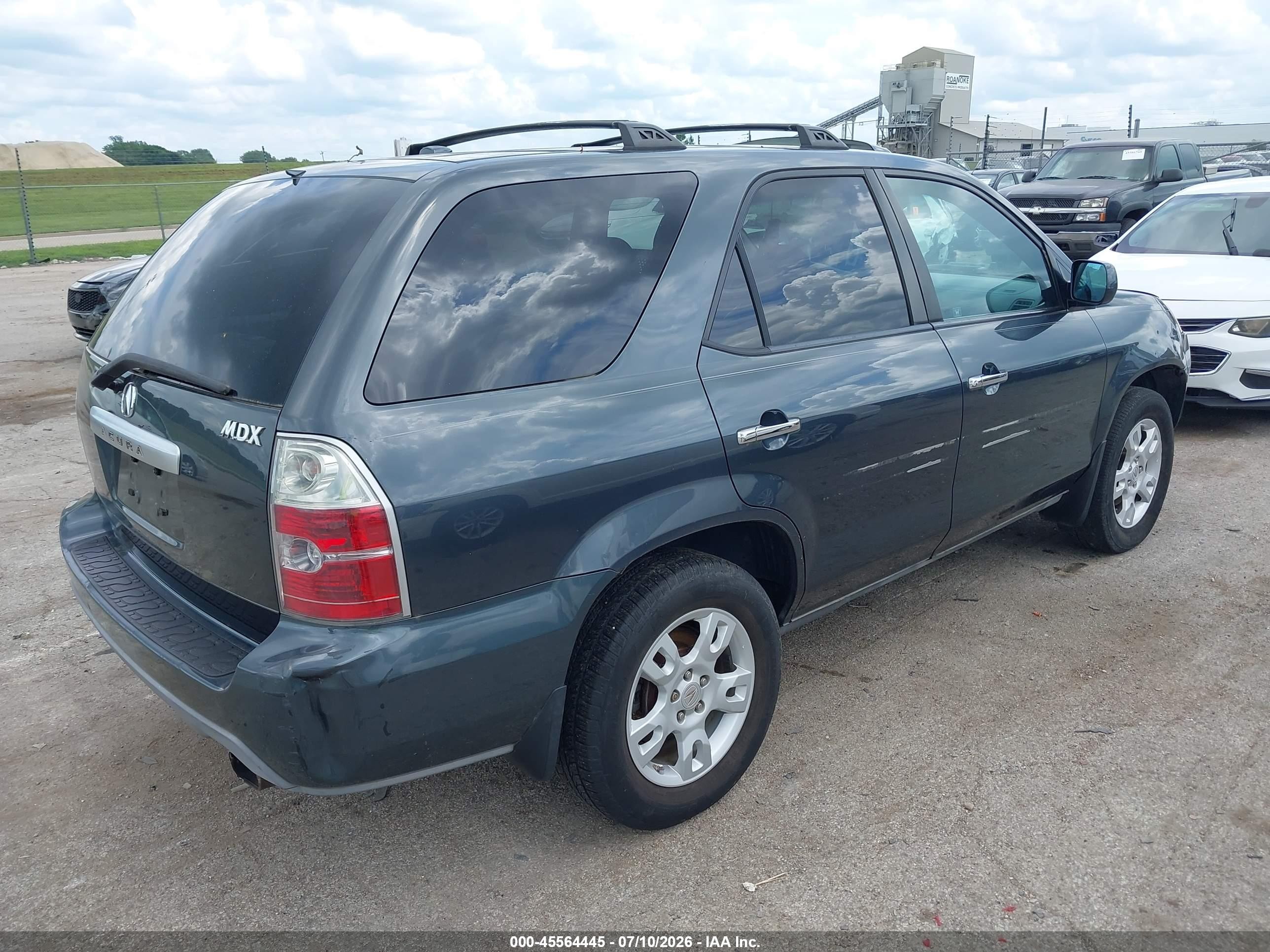 2006 Acura Mdx   Teal vin: 2HNYD18606H507758